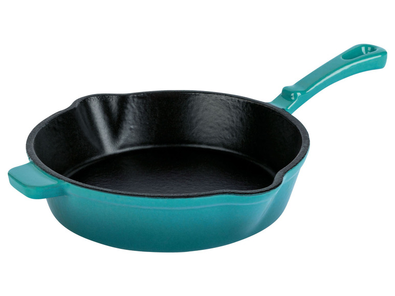 Gietijzeren pan Ø15 cm (Petrol) (4055329072296)