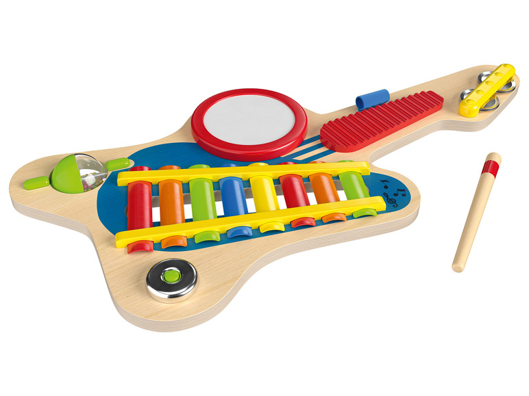 Playtive Houten muziekset (6-in-1 gitaar) (4055334992466)