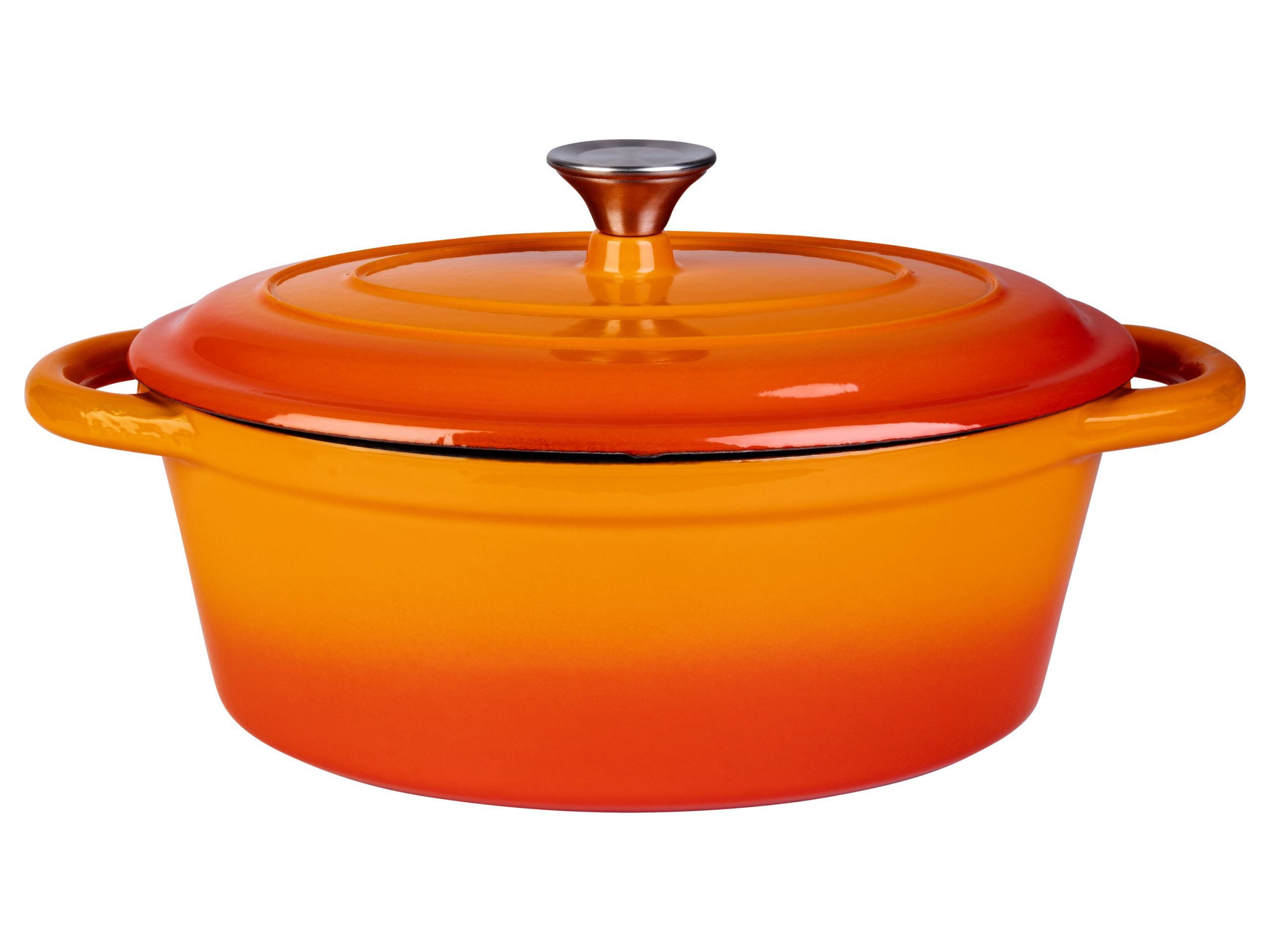 LIVARNO home Gietijzeren braadslede Ø 22 cm (Oranje) (4335754019593)