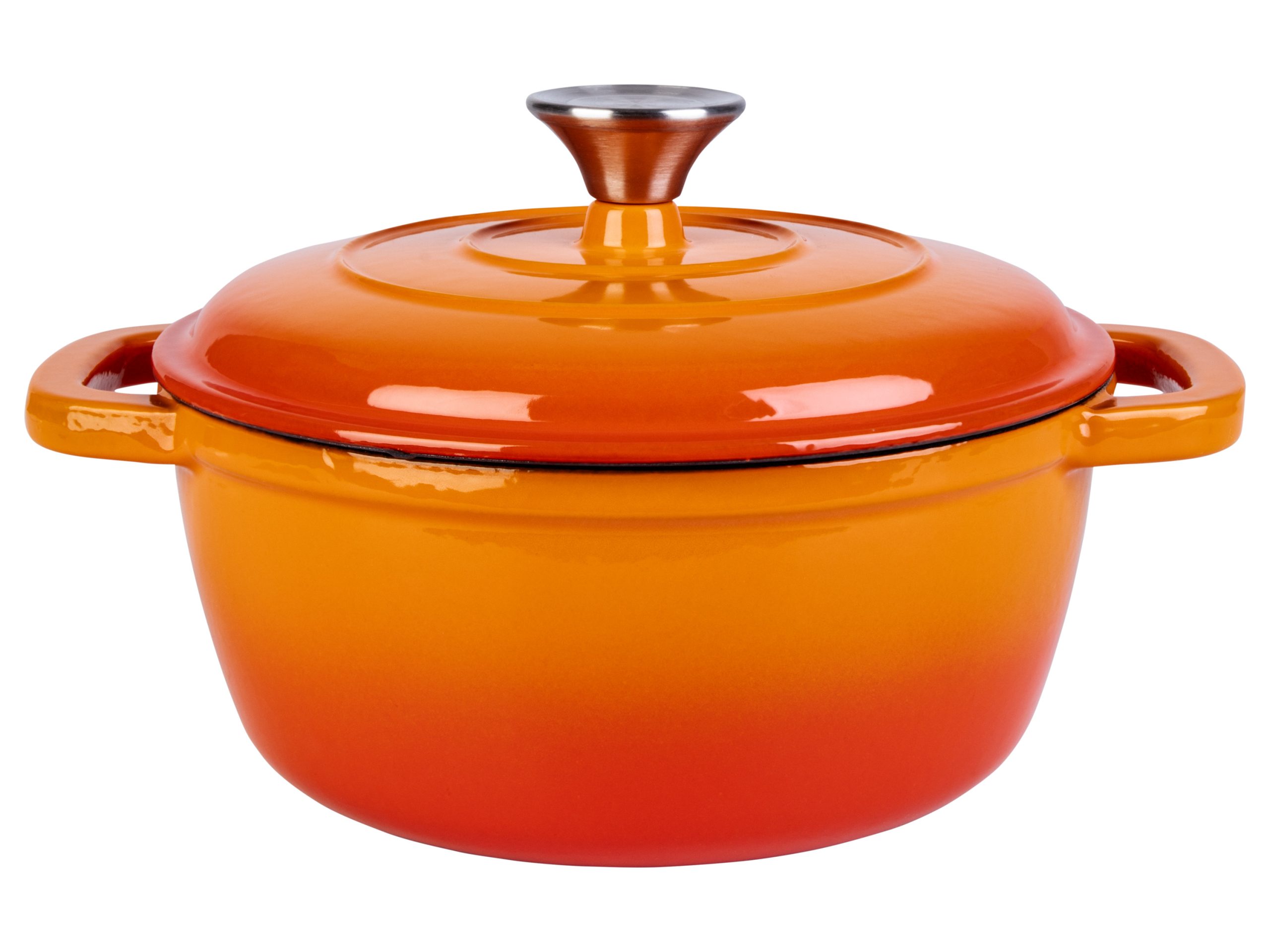 LIVARNO home Gietijzeren pan Ø 21,5 cm (Oranje) (4335754019487)