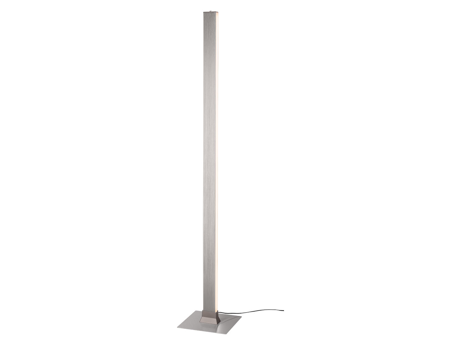 LIVARNO home LED-staande lamp in mat nikkel-look (Verlichting aan de zijkant) (4055333036758)