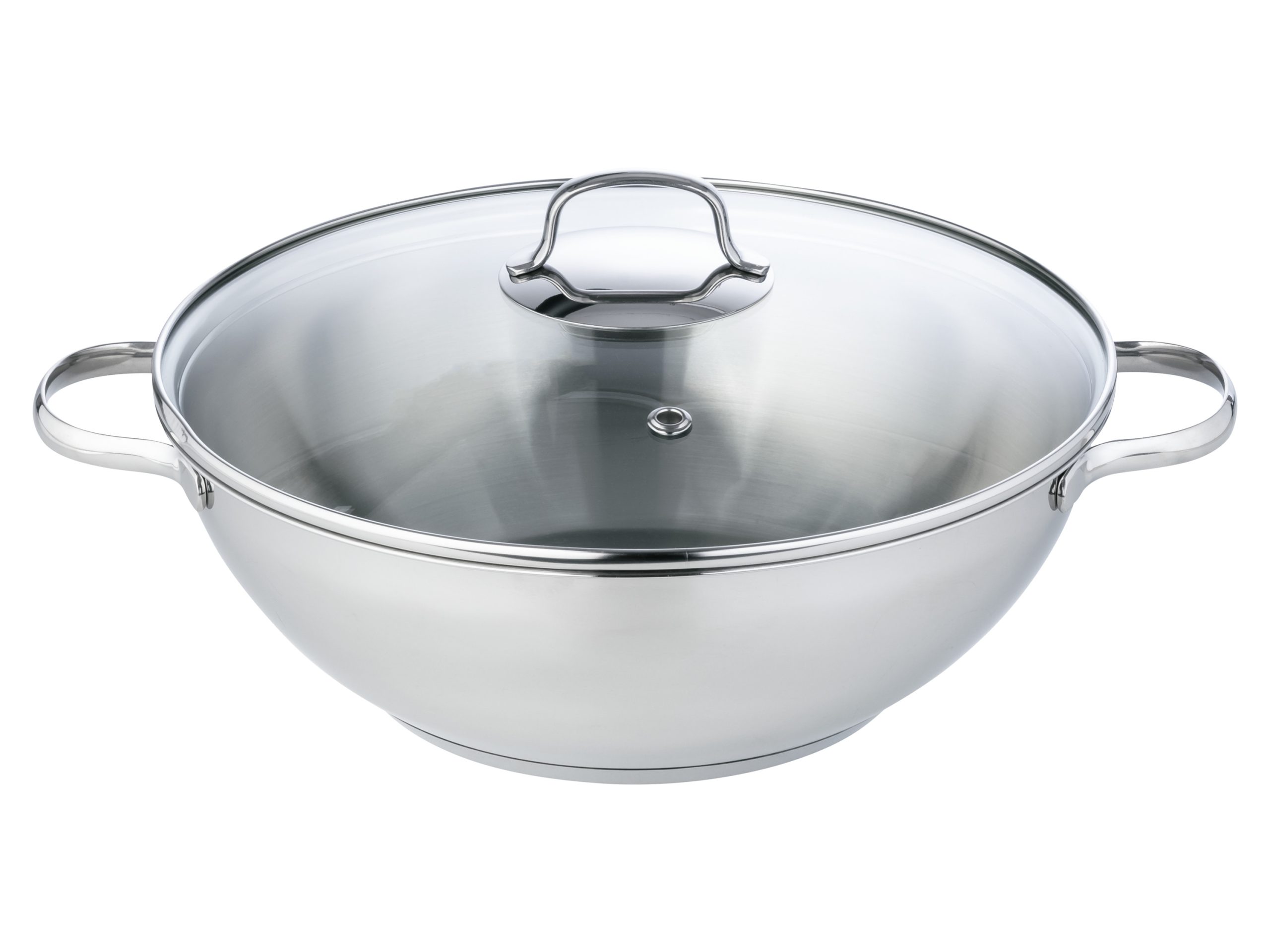 LIVARNO home Rvs wokpan Ø 32 cm (Wok 32 cm ongecoat) (4335754080005)