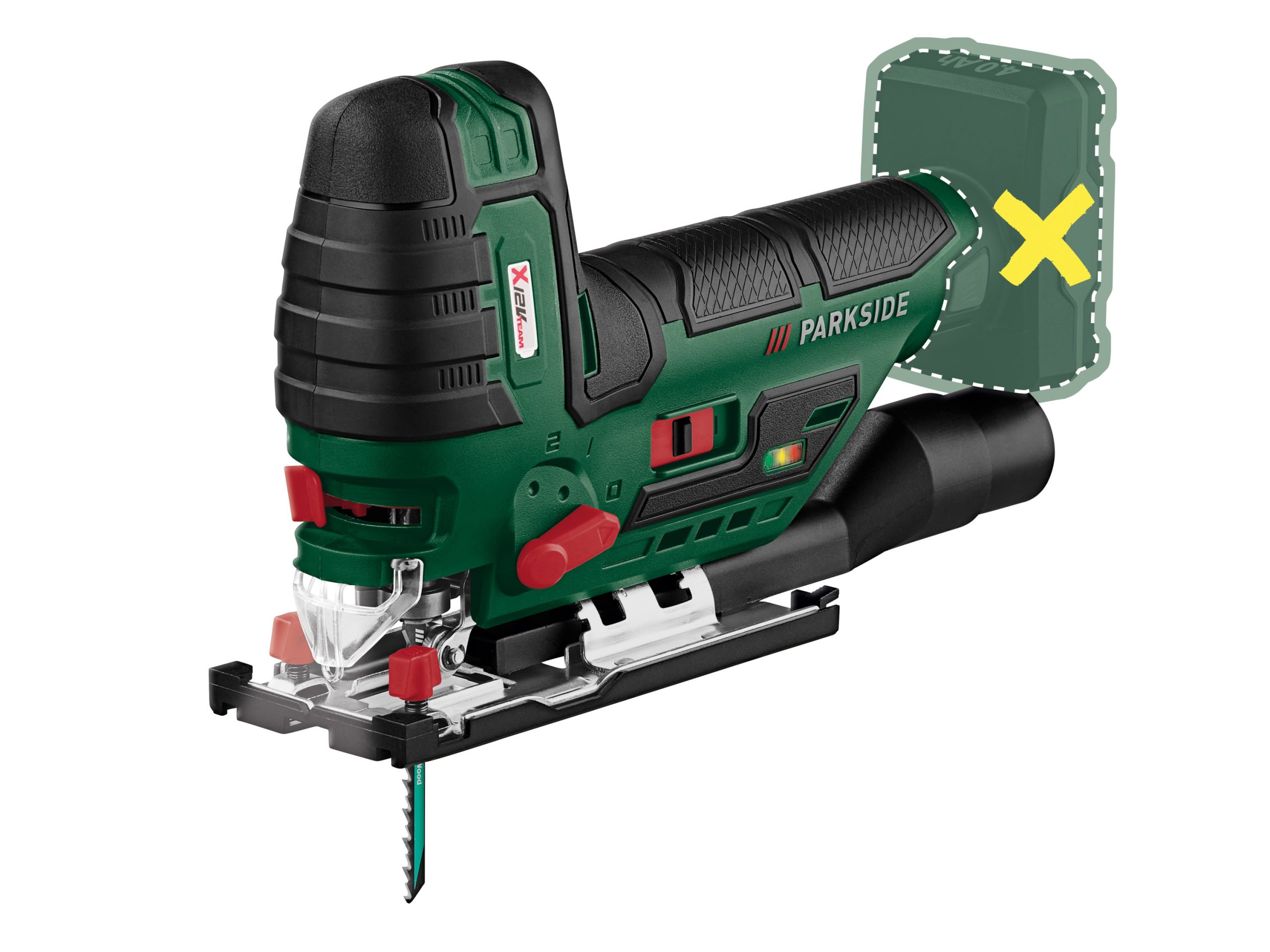 PARKSIDE Accu-decoupeerzaag 12V zonder accu (4058143086104)