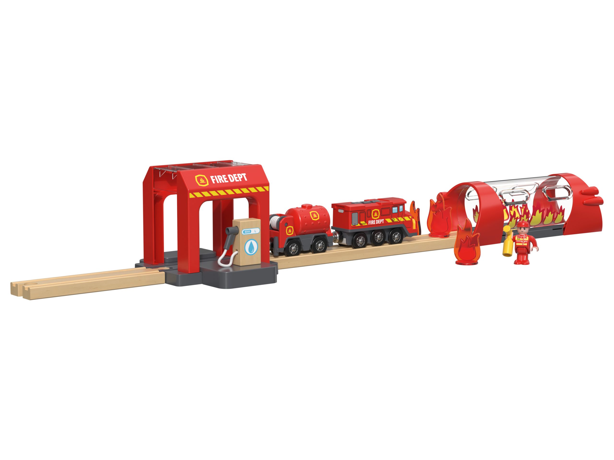 Playtive Houten treinbaan (Brandweer) (4335814023799)