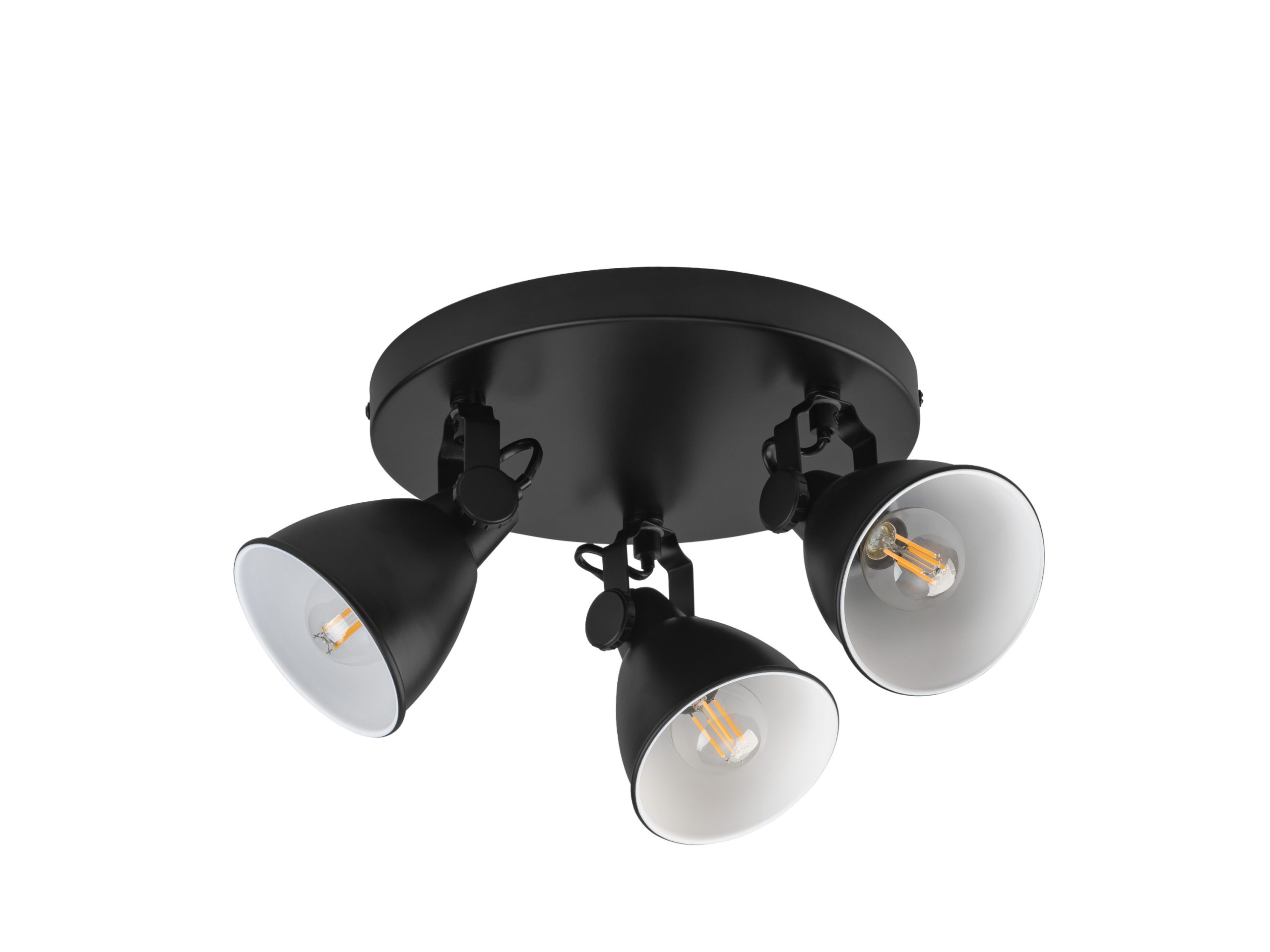 LIVARNO home LED-plafondlamp met draaibare spots (Plafondspots, Zwart) (4052916199695)