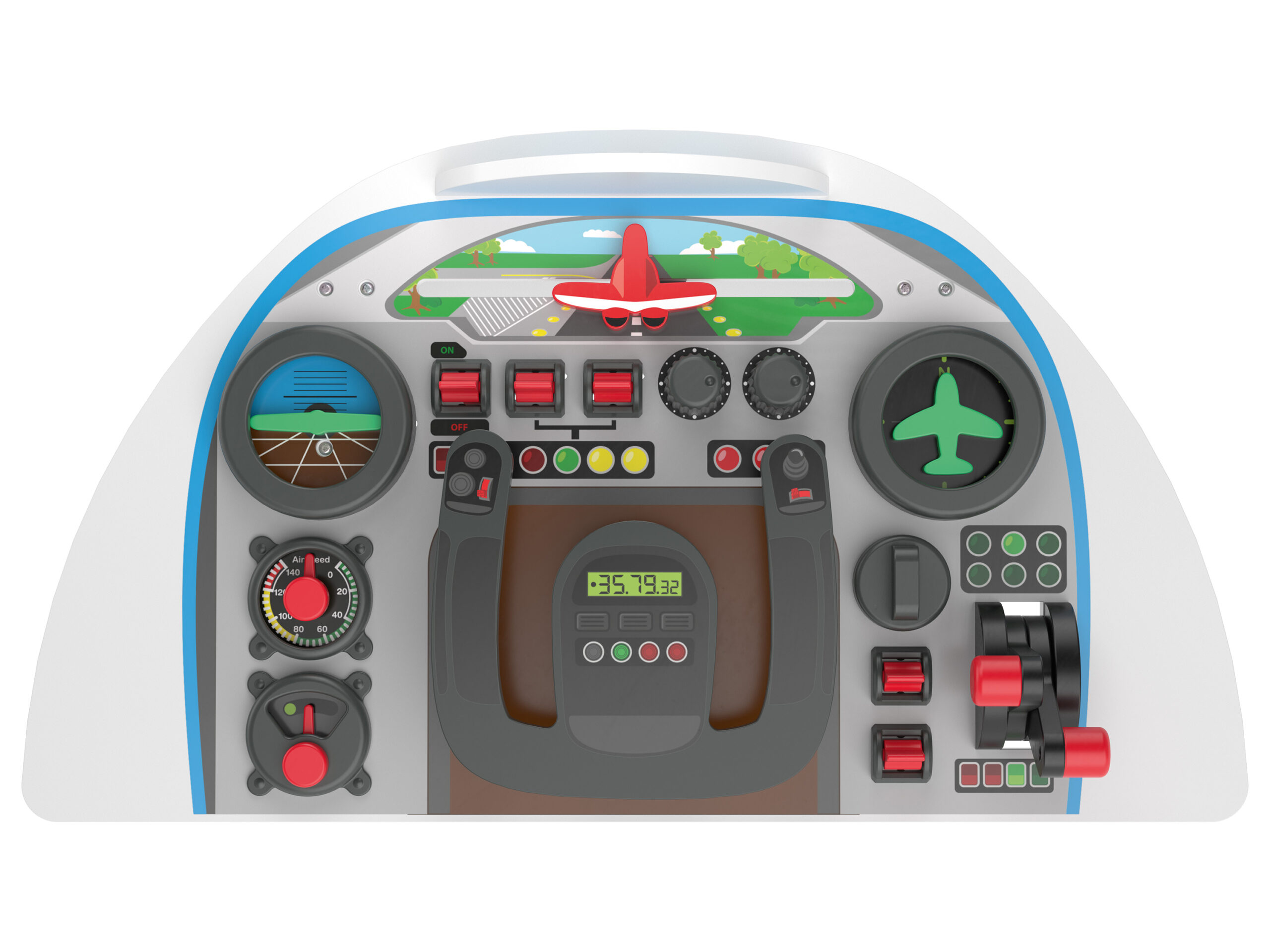 Playtive Auto-/ vliegtuig-cockpit (Vliegtuig cockpit) (4055334991629)