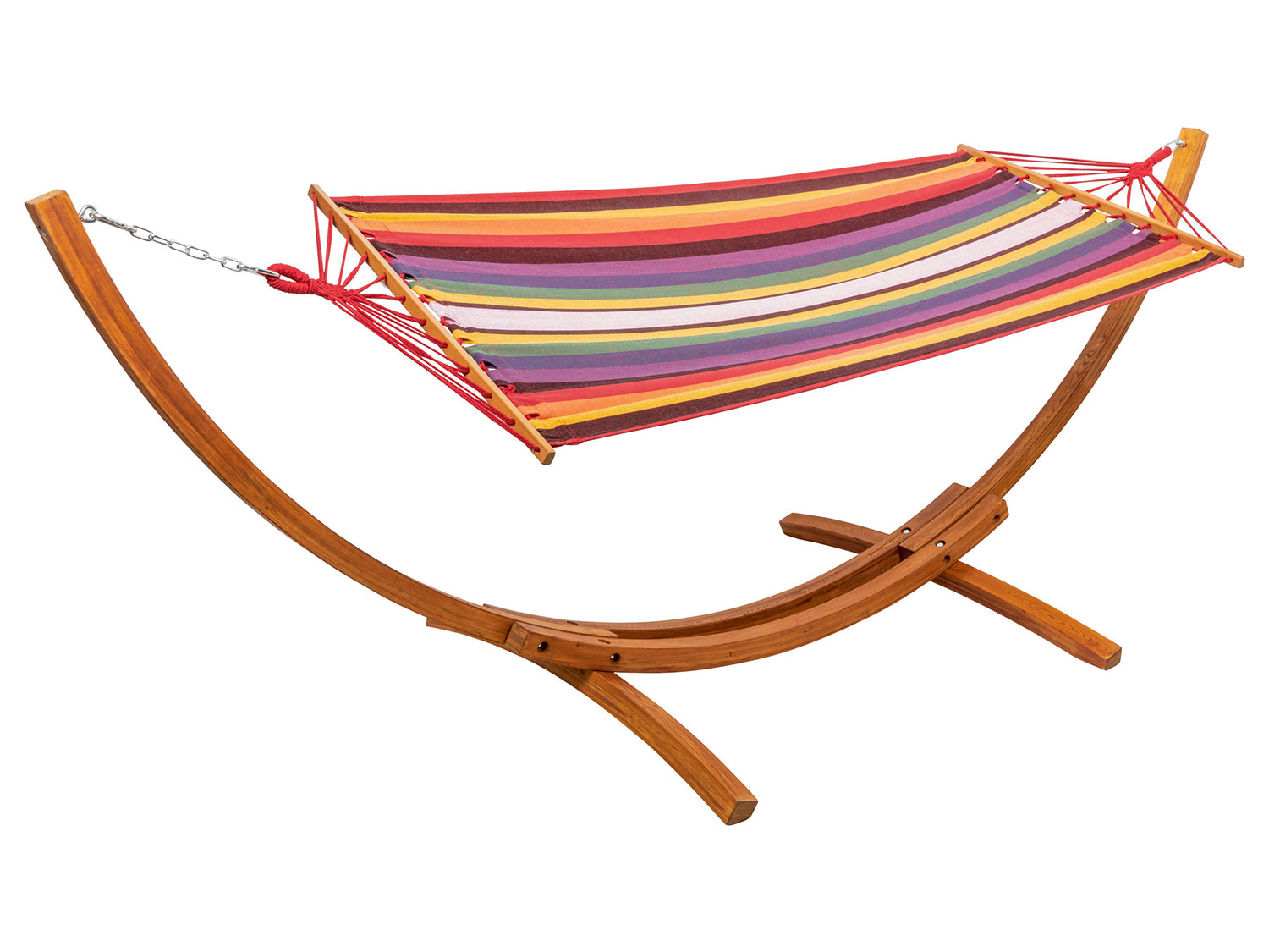 LIVARNO home Hangmat met houten standaard (4054599033105)