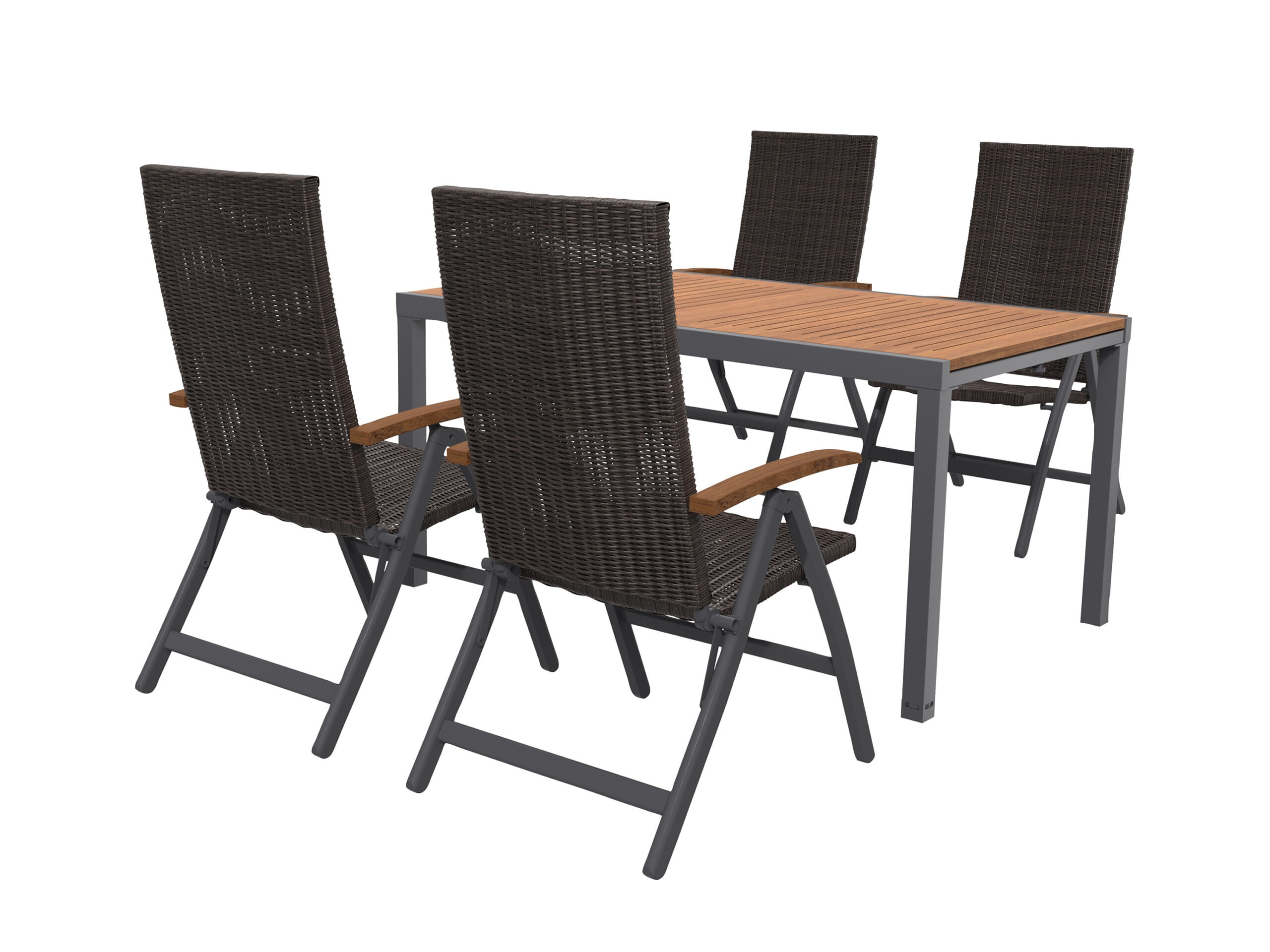 LIVARNO home Tuinset Valencia 5-delig