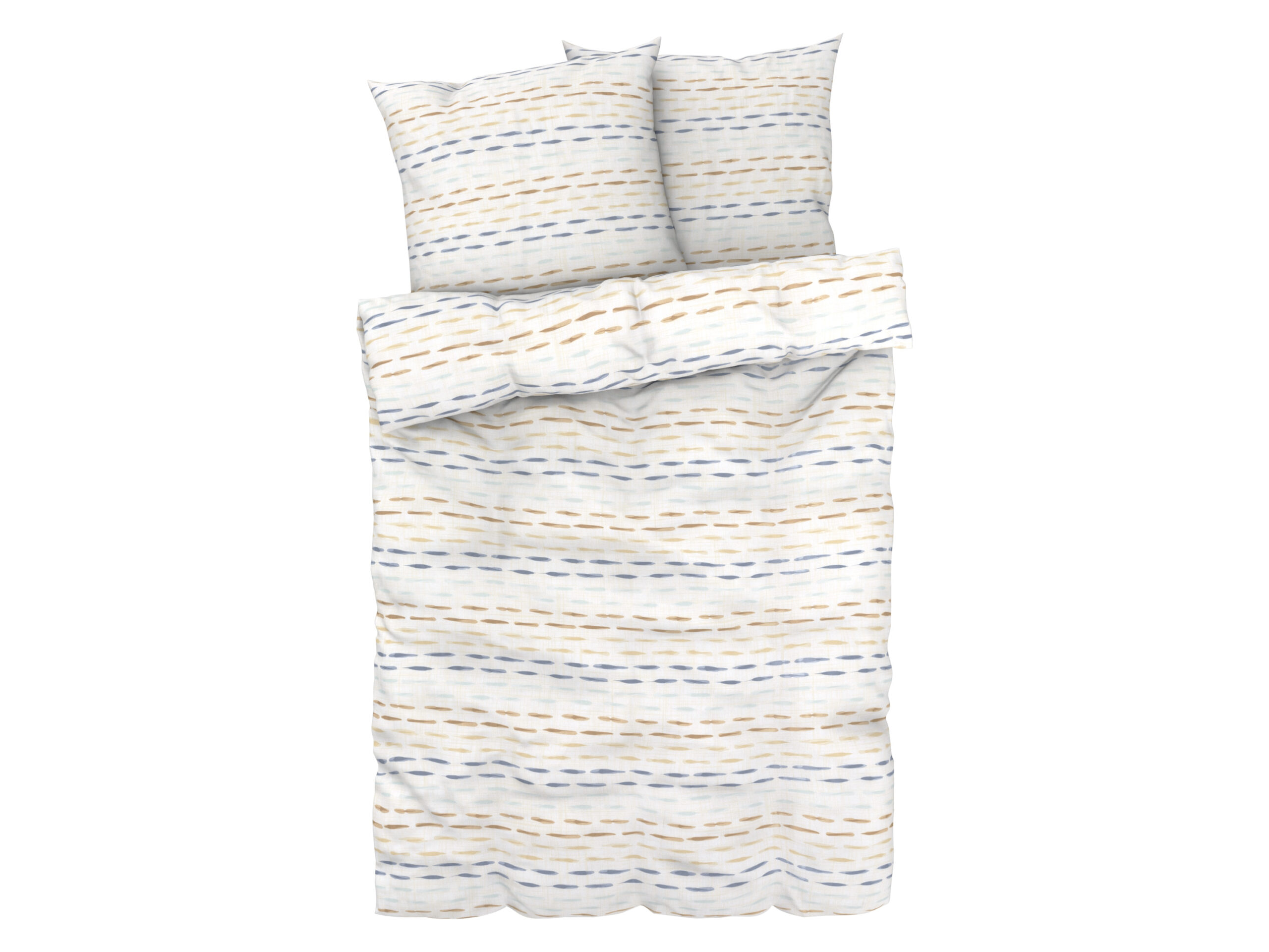 LIVARNO home Satijnen dekbedovertrek 240 x 220 cm (lijnen) (4052916418109)