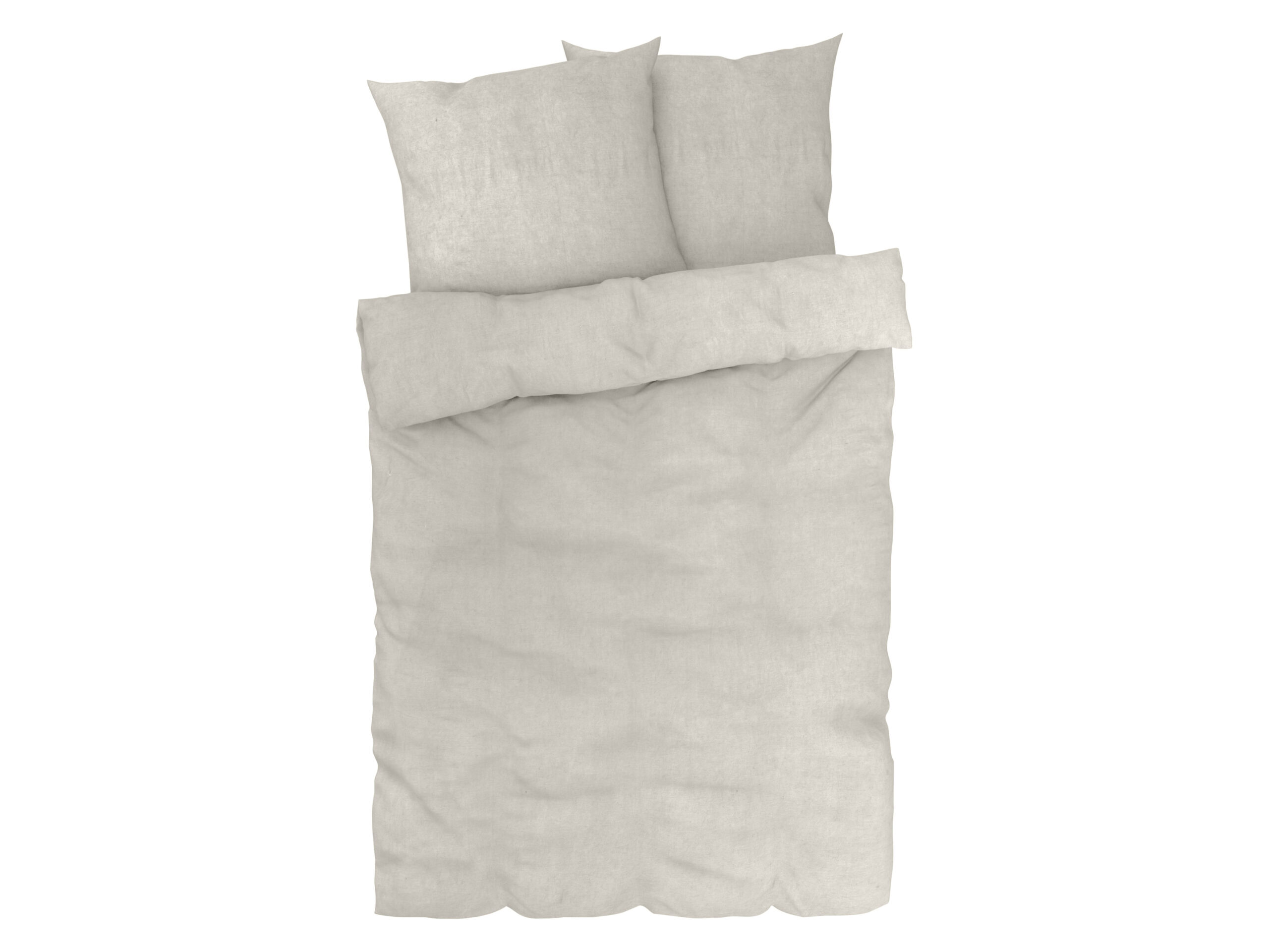 LIVARNO home Dekbedovertrek van linnenmix 240 x 220 cm (Zandkleurig) (4052916325803)