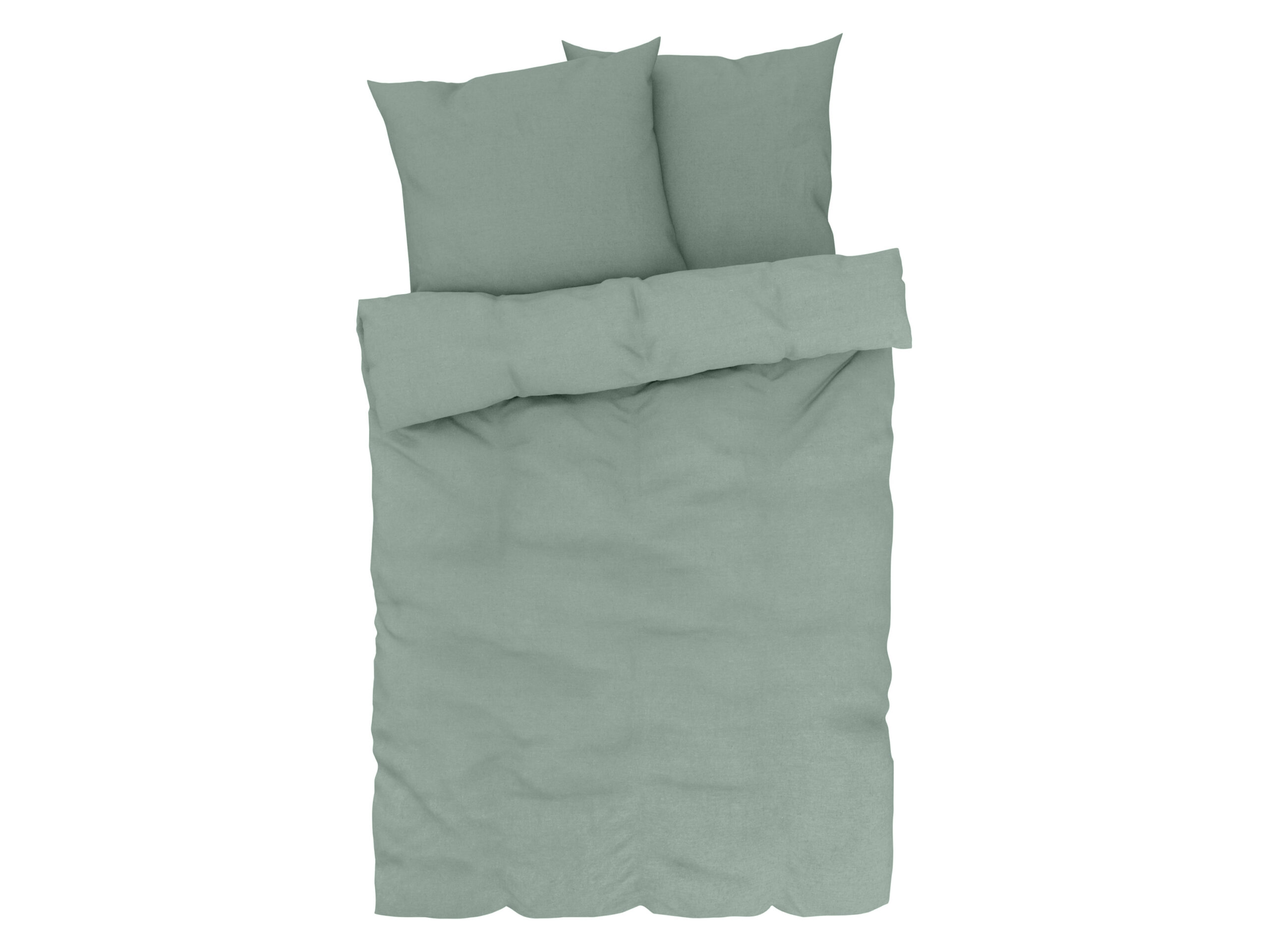 LIVARNO home Linnen dekbedovertrek 200 x 200 cm (Groen) (4052916324684)