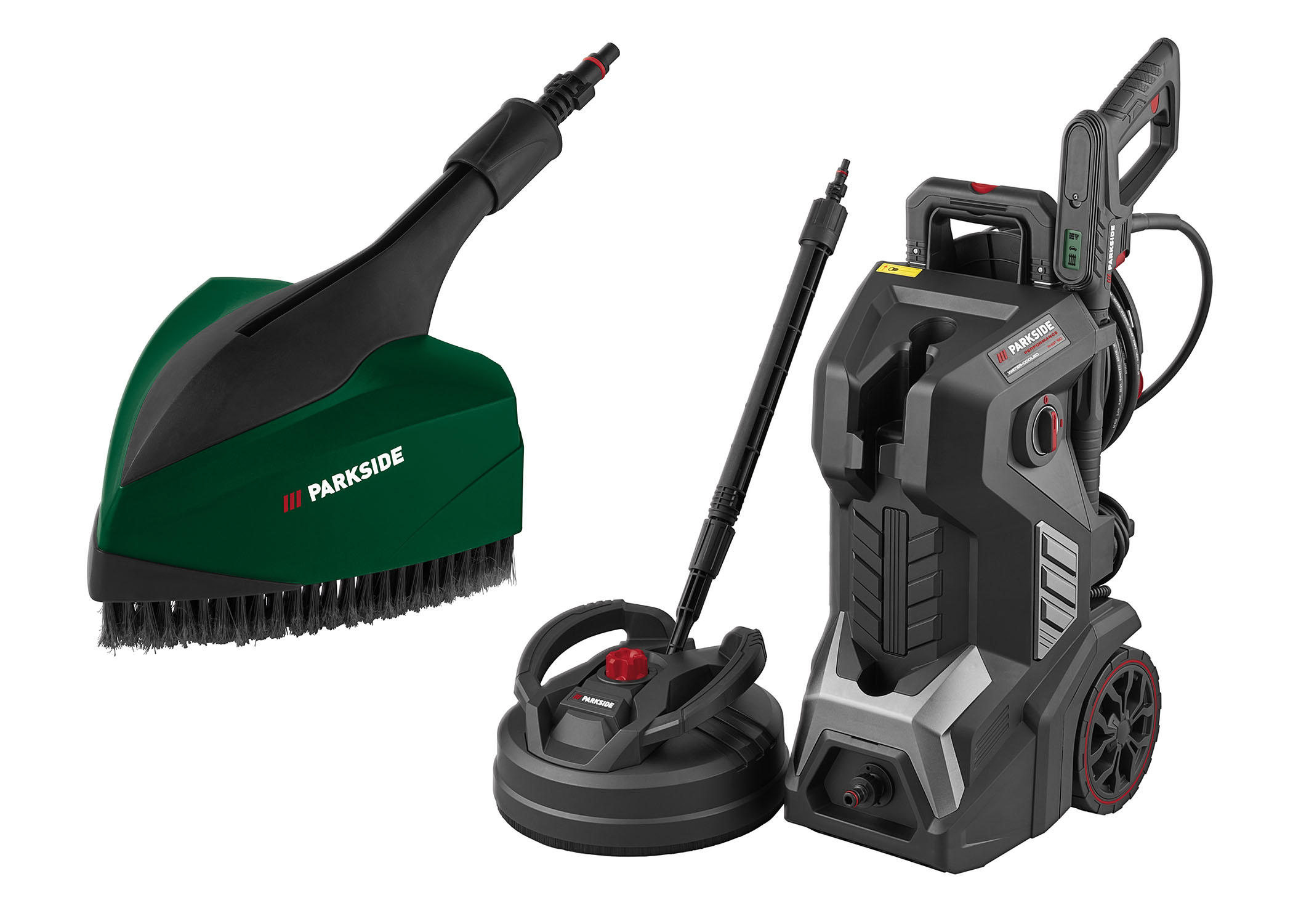 PARKSIDE PERFORMANCE Hogedrukreiniger 180 bar en driehoeksborstel