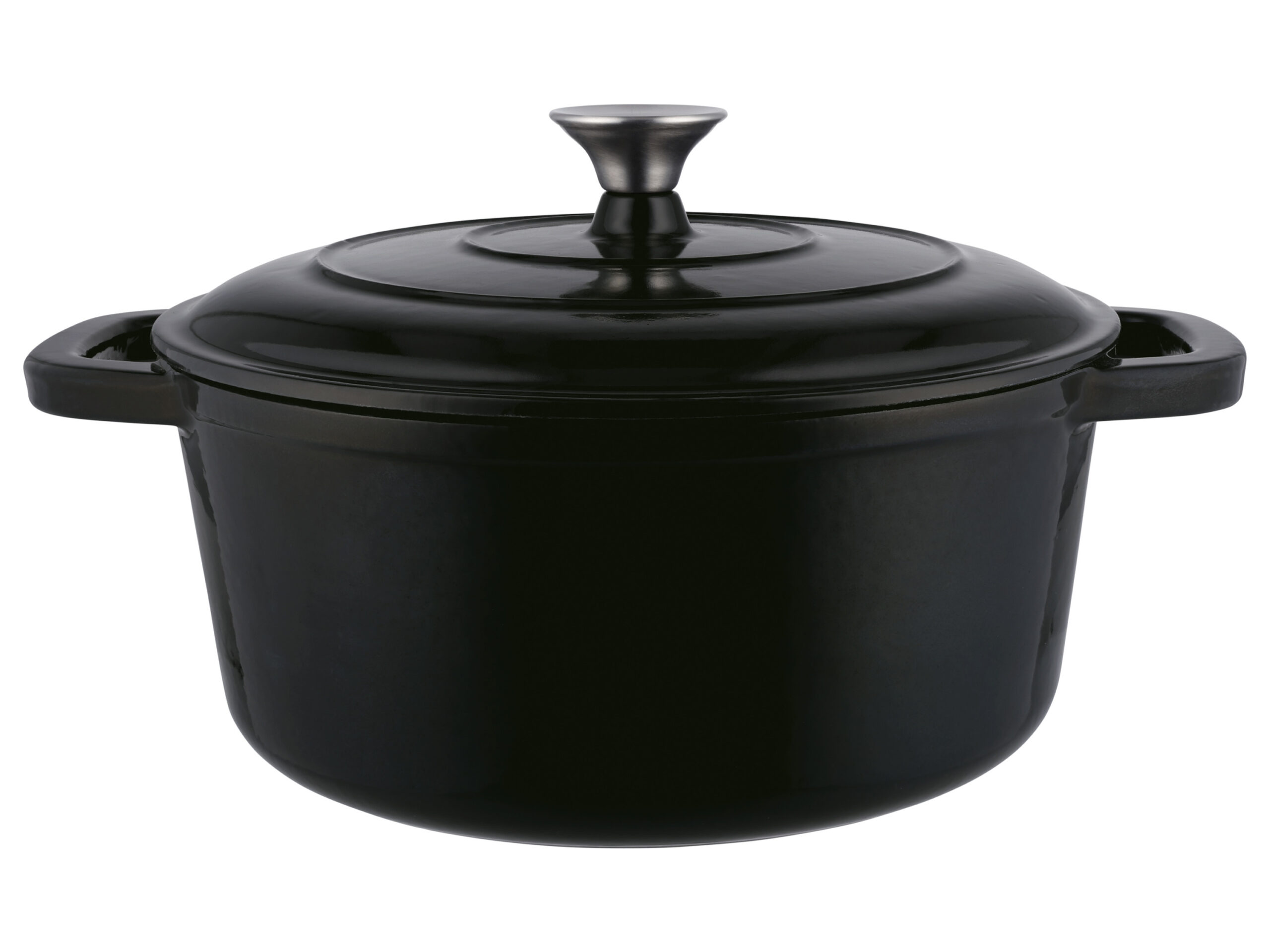 SILVERCREST Gietijzeren pan 28 cm 5,6 L (Zwart) (4052916658826)