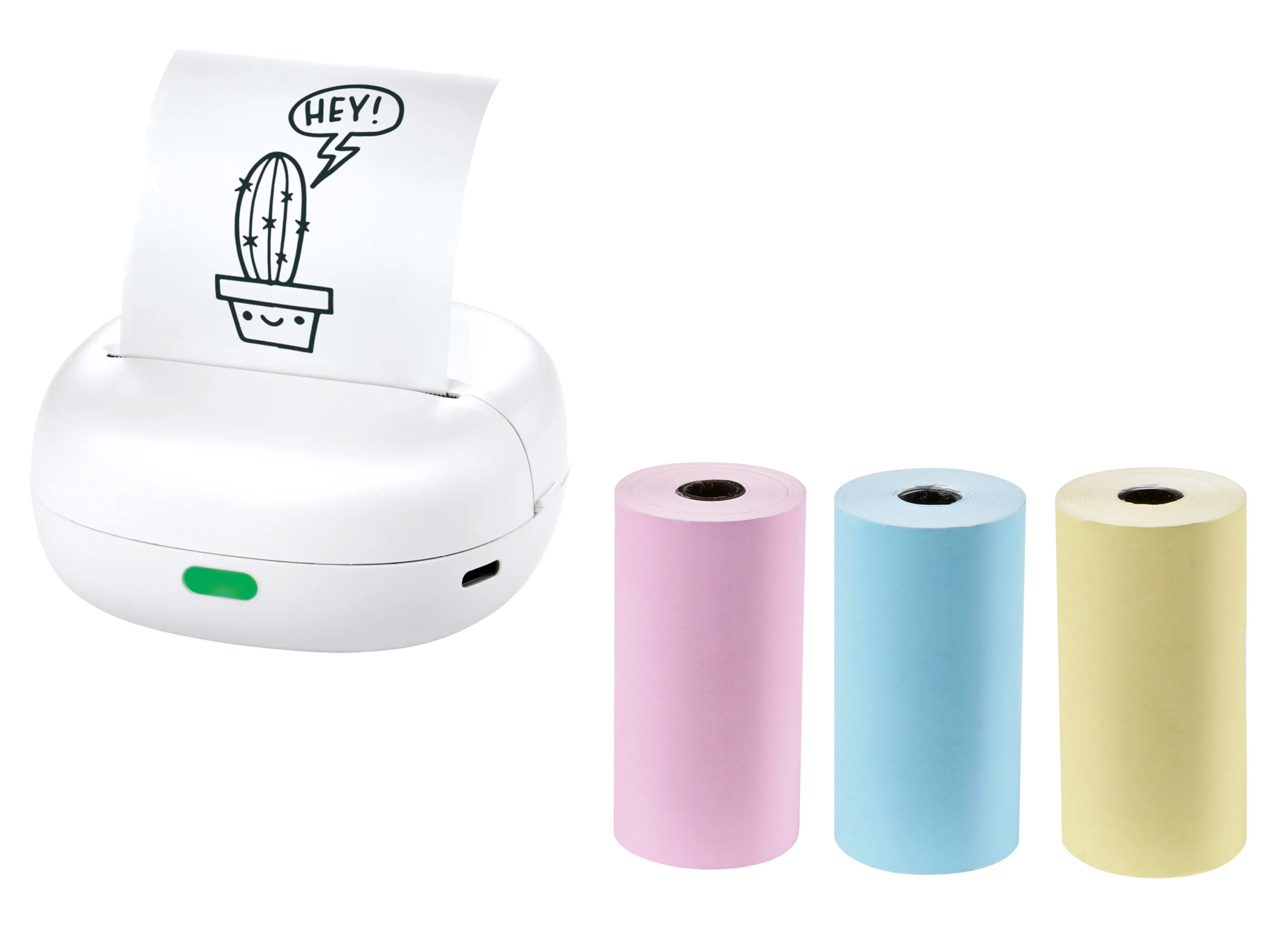 SILVERCREST Mini printer met 3 rollen printpapier