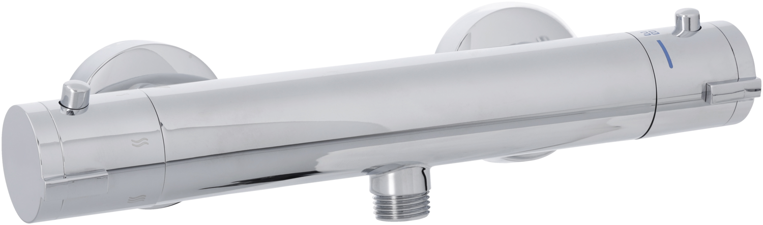 LIVARNO Douchekraan of badkraan met thermostaat (Verchroomde douchekraan) (4052916857380)