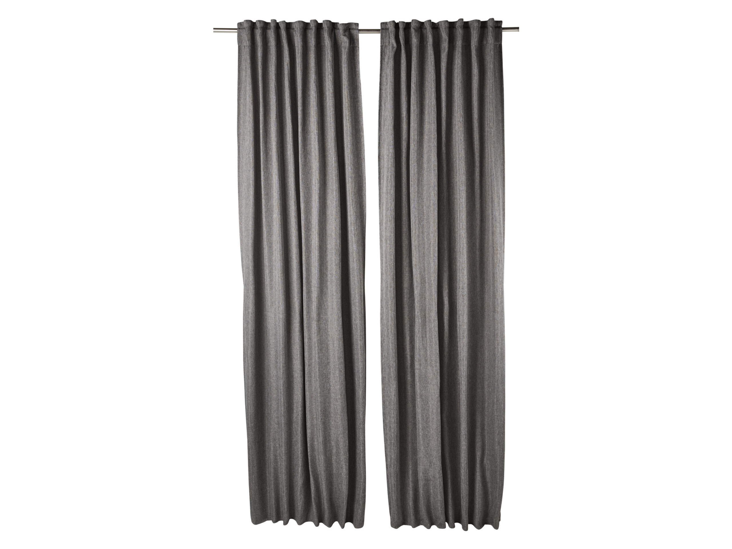 LIVARNO Verduisterende gordijnen 135 x 254 cm (Donkergrijs) (4052916774533)