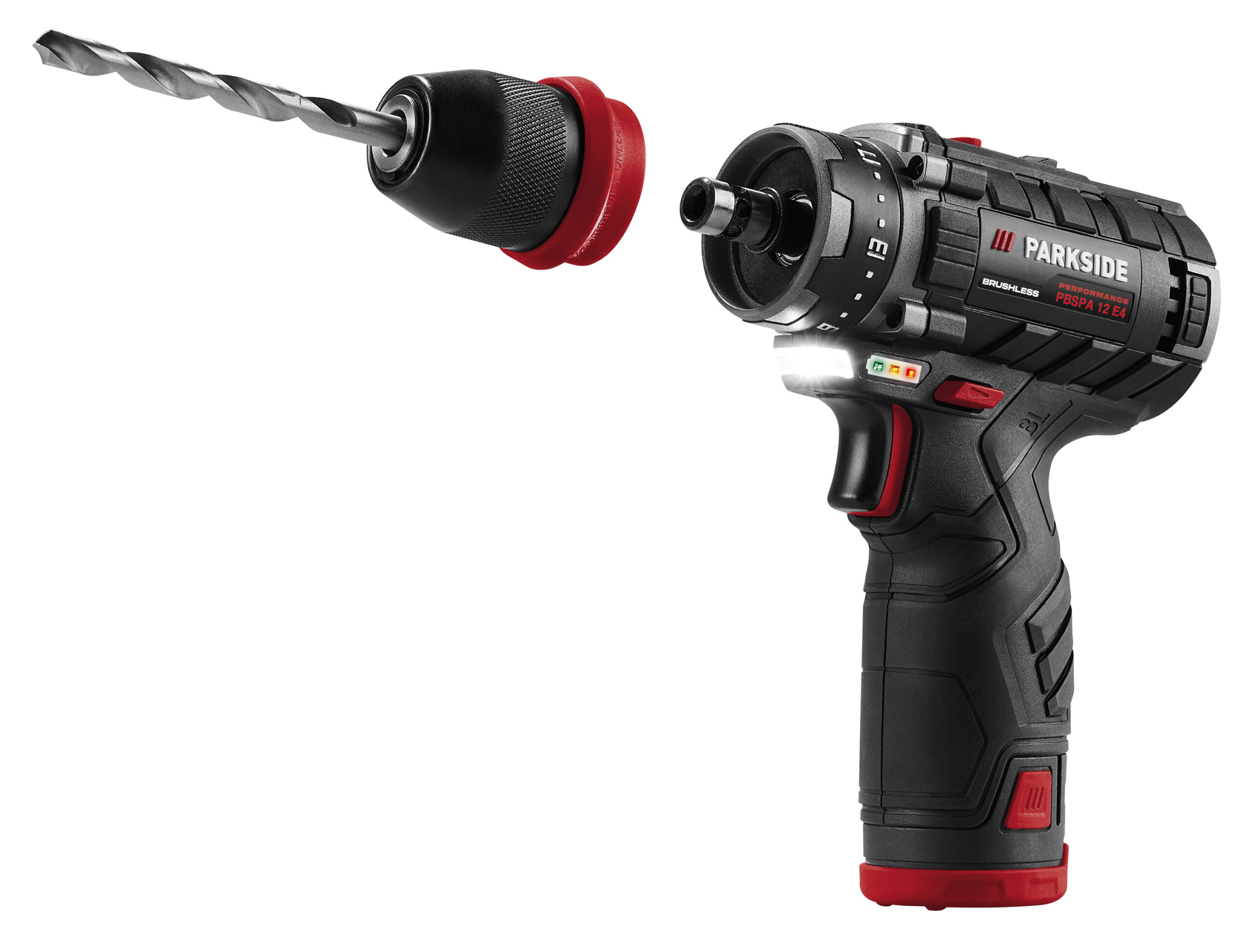 PARKSIDE PERFORMANCE Accu-boormachine 12 V met accu's en lader (4052916504833)