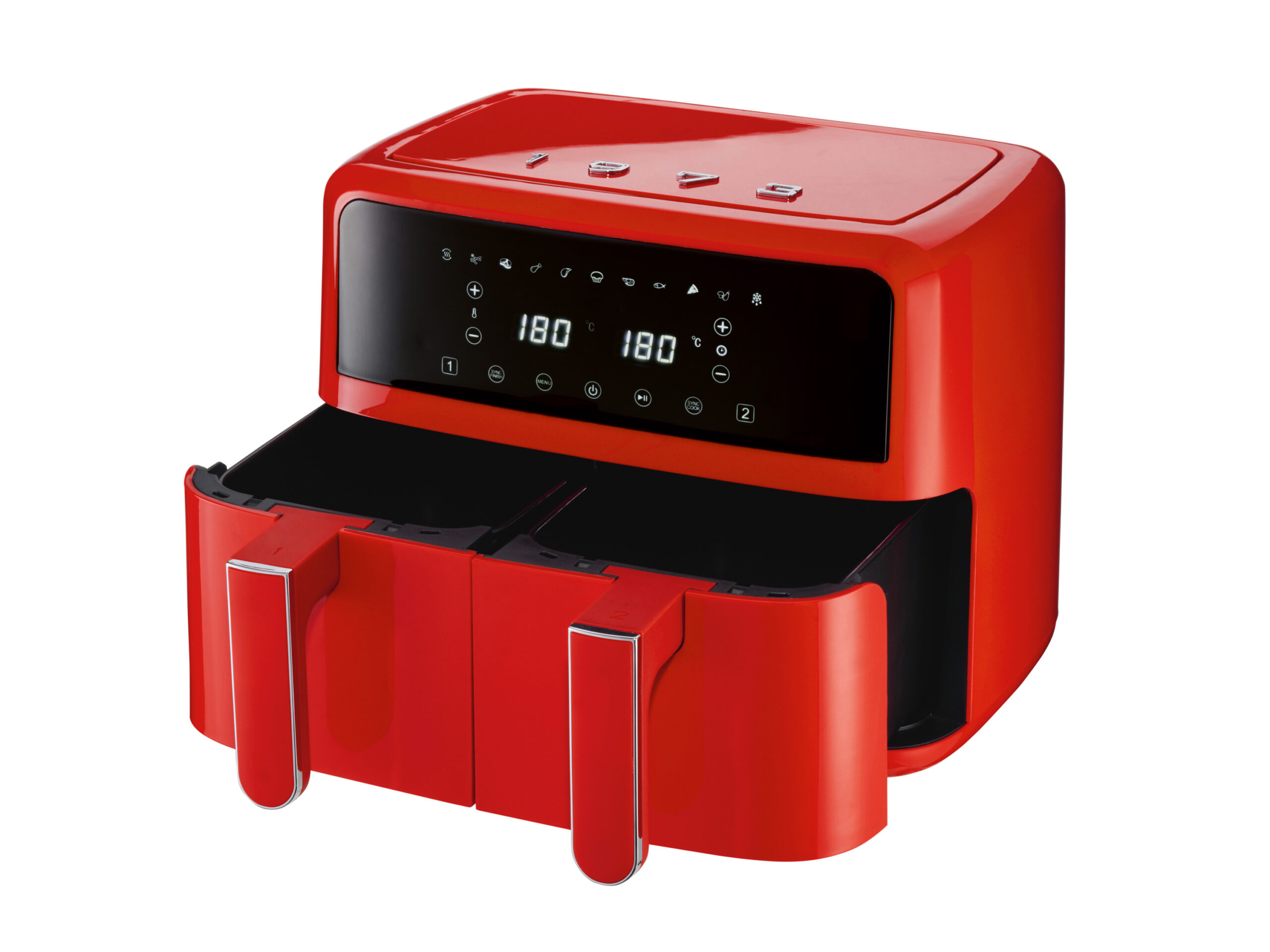 SILVERCREST Hetelucht friteuse (rood 1973) (4052916618998)