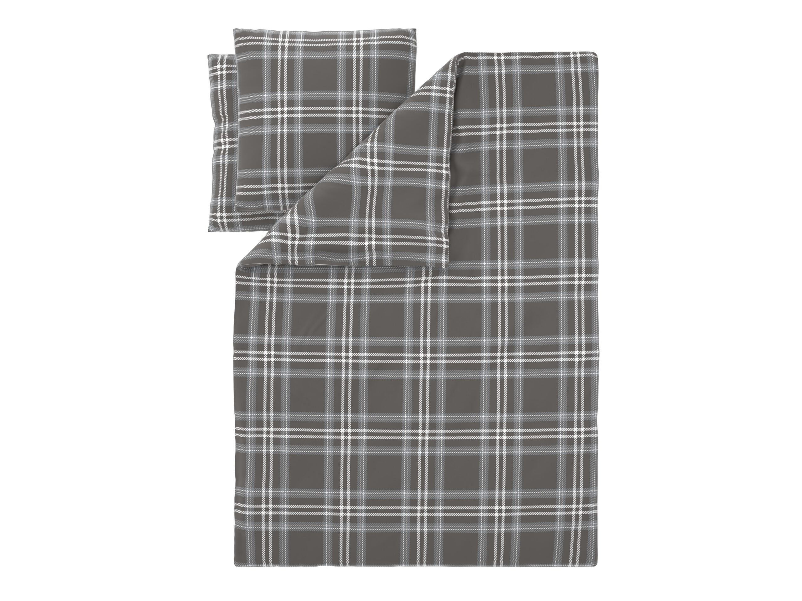 LIVARNO Dekbedovertrek 240 x 220 cm (Grijs) (4052916849750)
