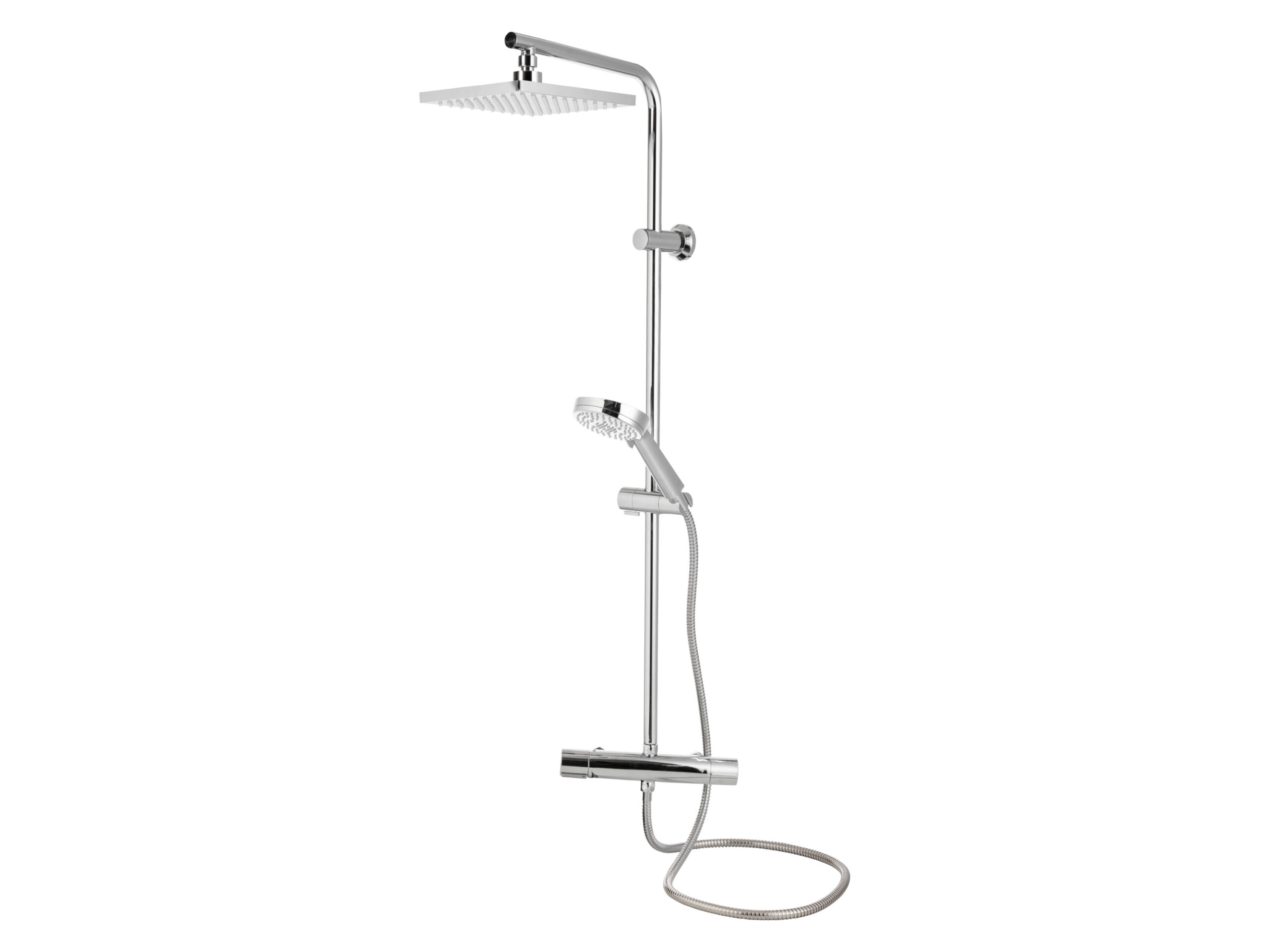 LIVARNO Thermostaatkraan doucheset met regendouchekop (4052916847497)