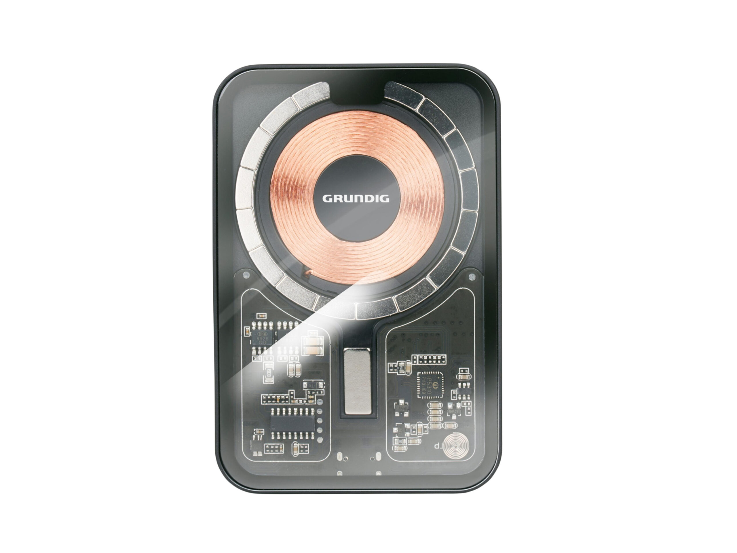 GRUNDIG Draadloze oortjes, powerbank of QI Lader (Draadloze Powerbank 5000 mAh) (8711252004587)