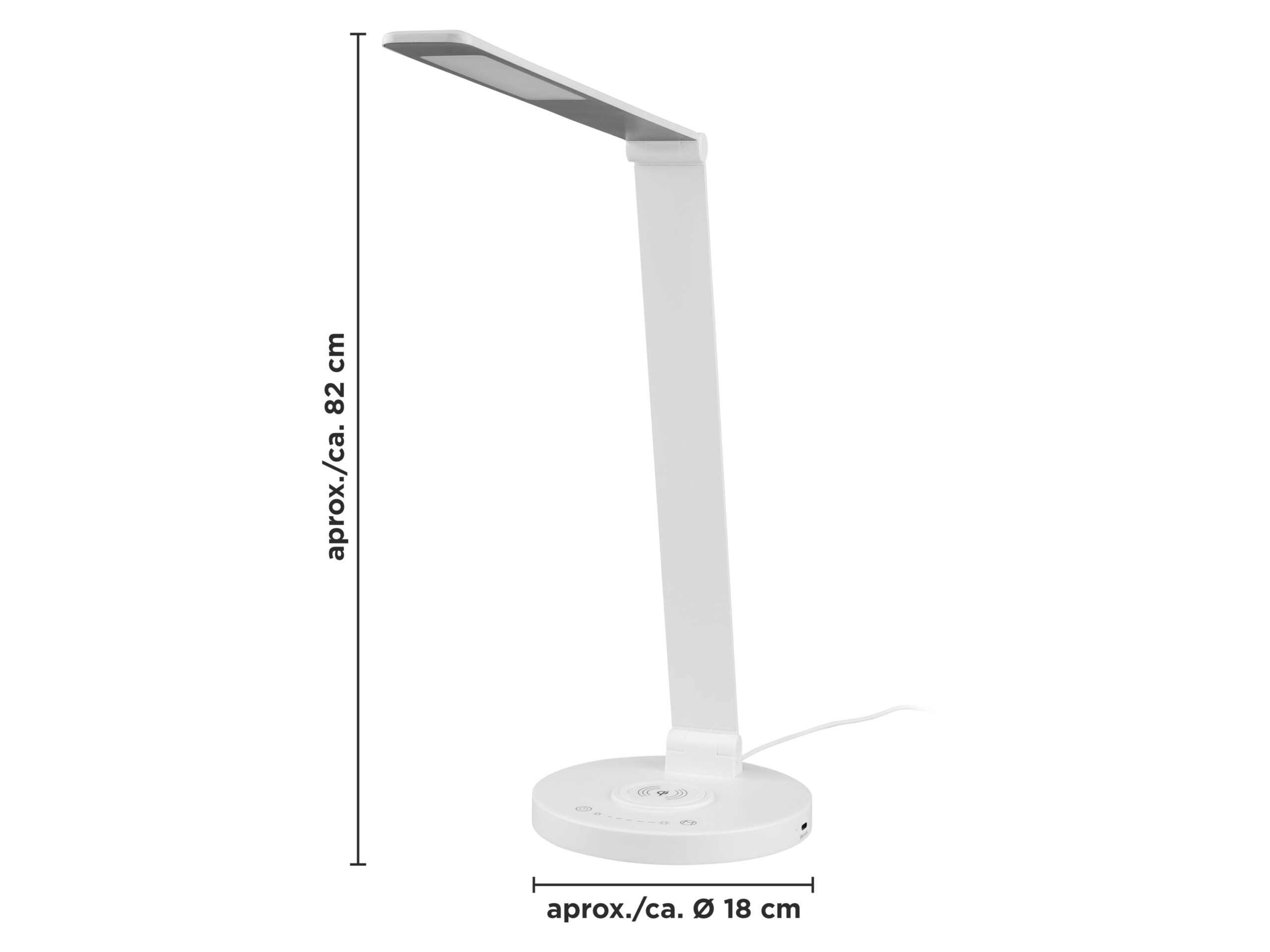 LIVARNO LED-tafellamp (Wit) (4052916857335)