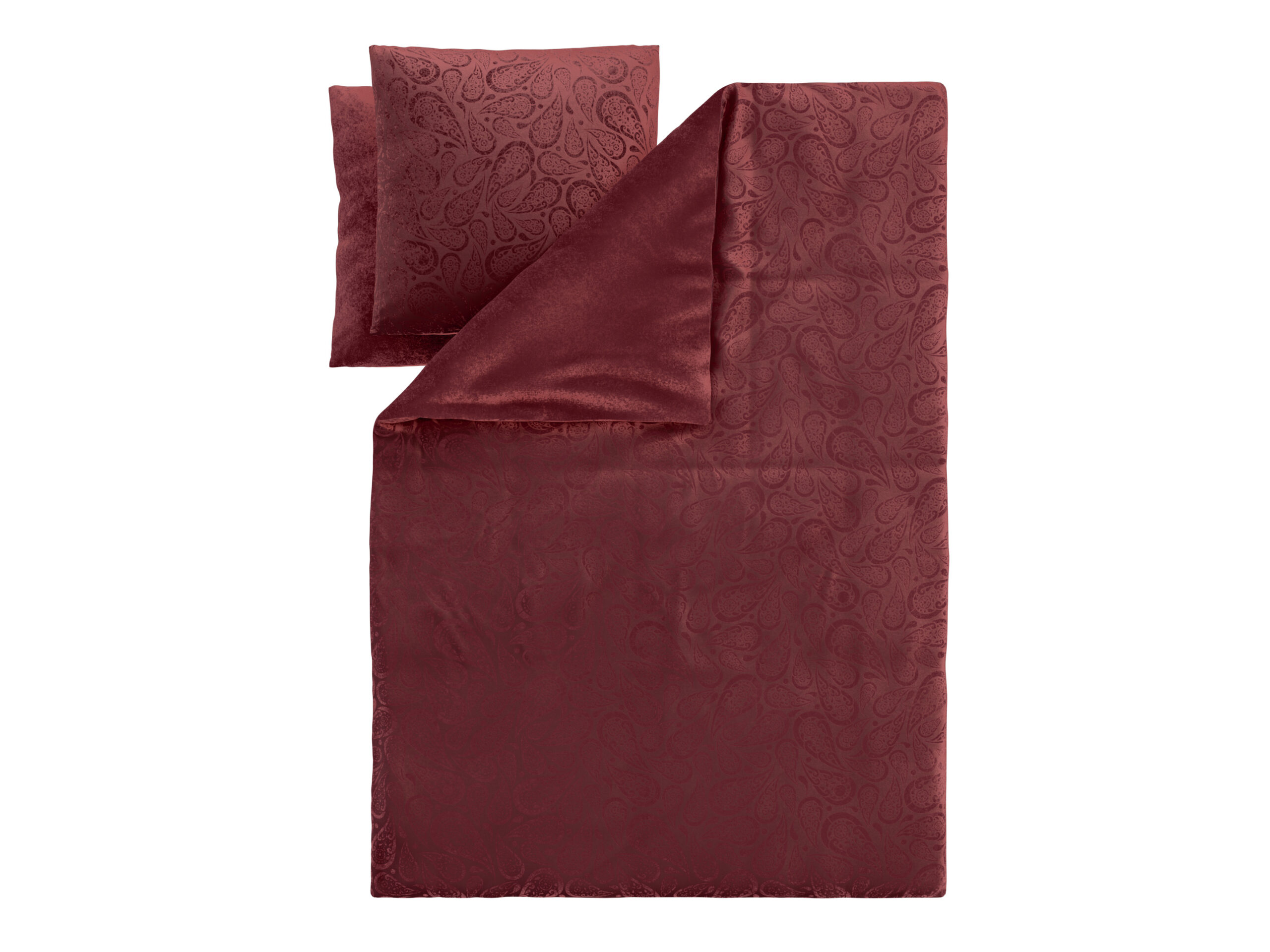 LIVARNO Pluche dekbedovertrek 200 x 200 cm (Rood) (4052916819456)