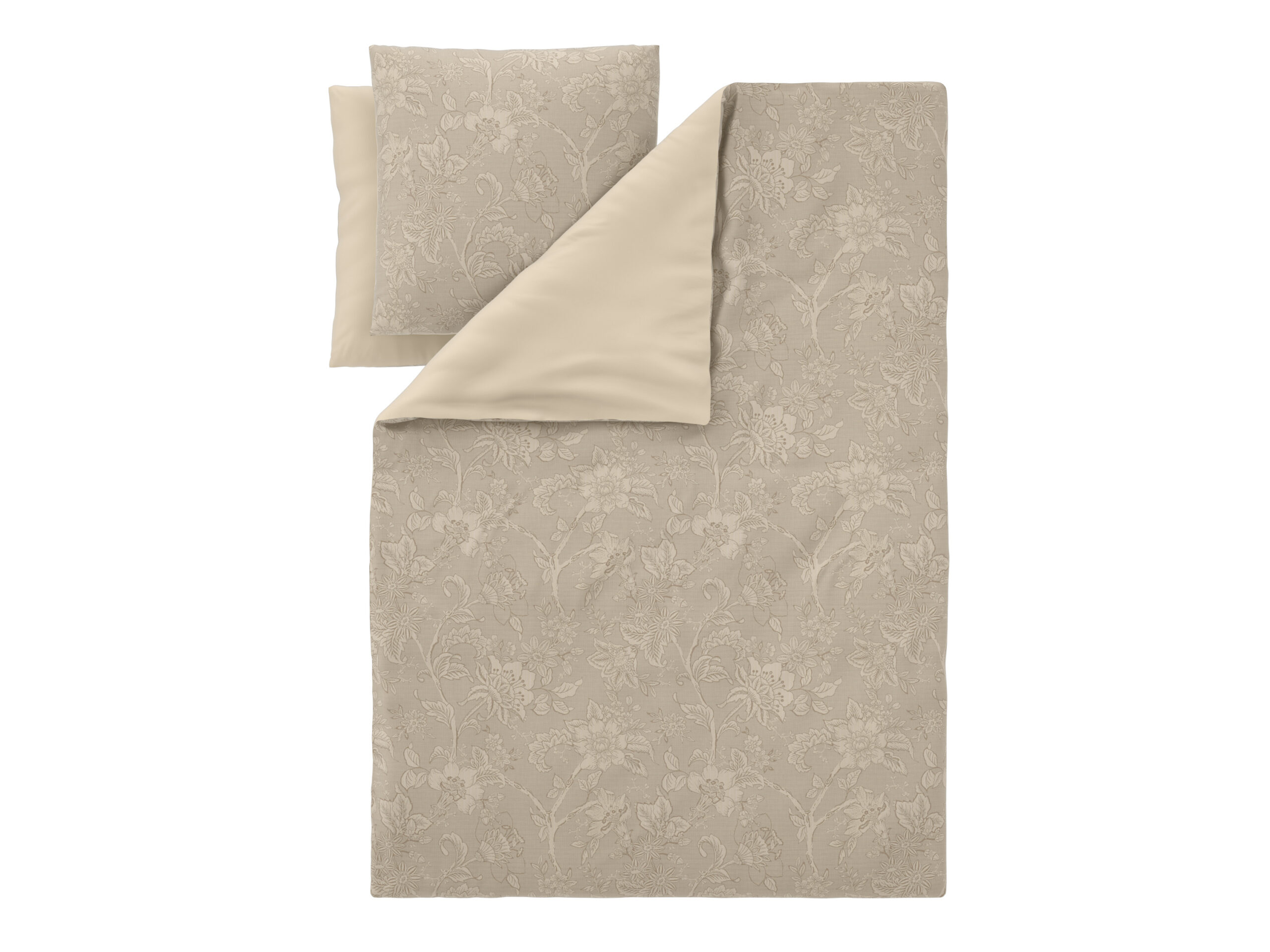 LIVARNO Satijnen dekbedovertrek 240 x 220 cm (Beige) (4052916828366)