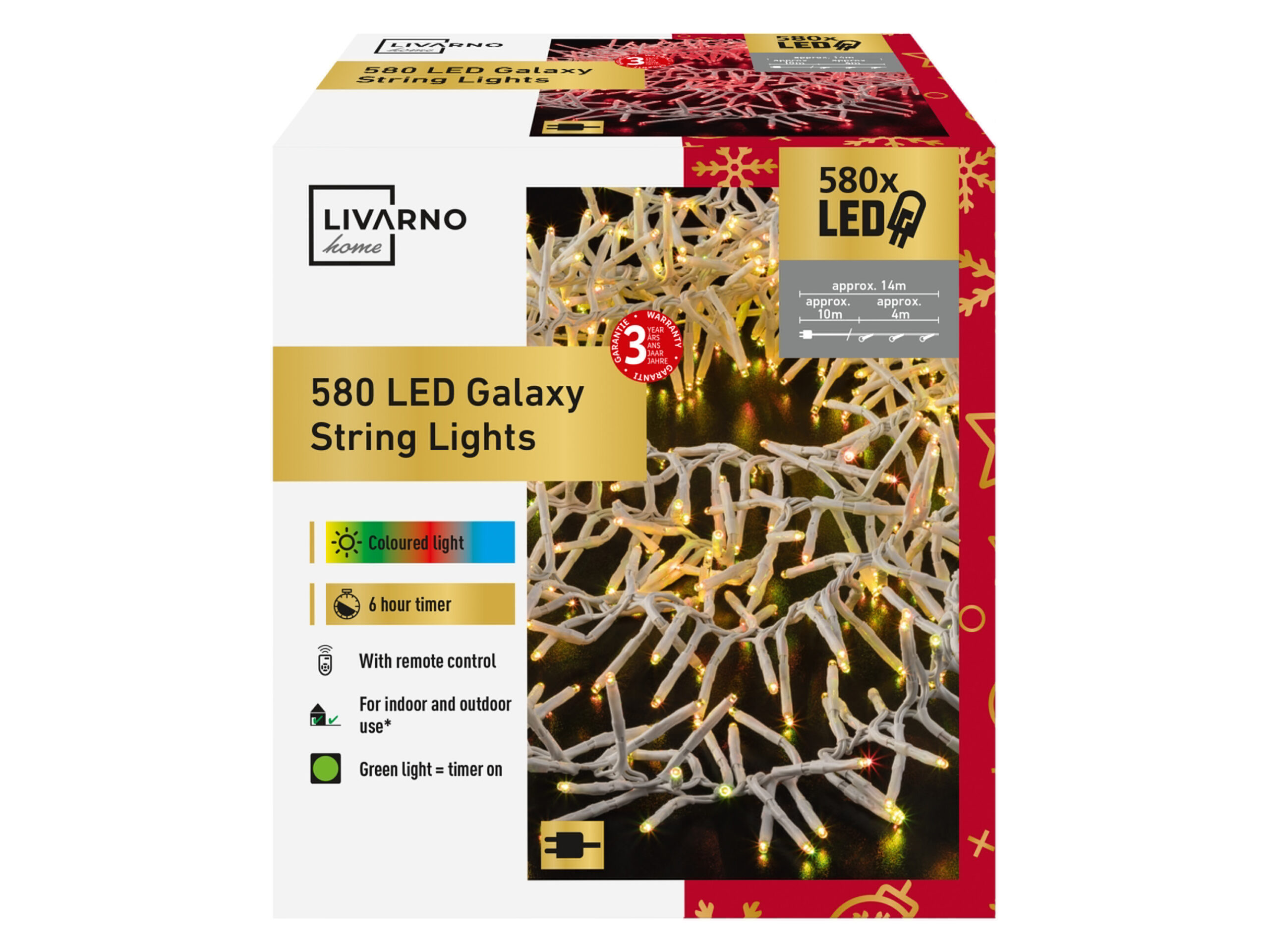 LIVARNO home LED-lichtsnoer 580 LED's (4052916740958)