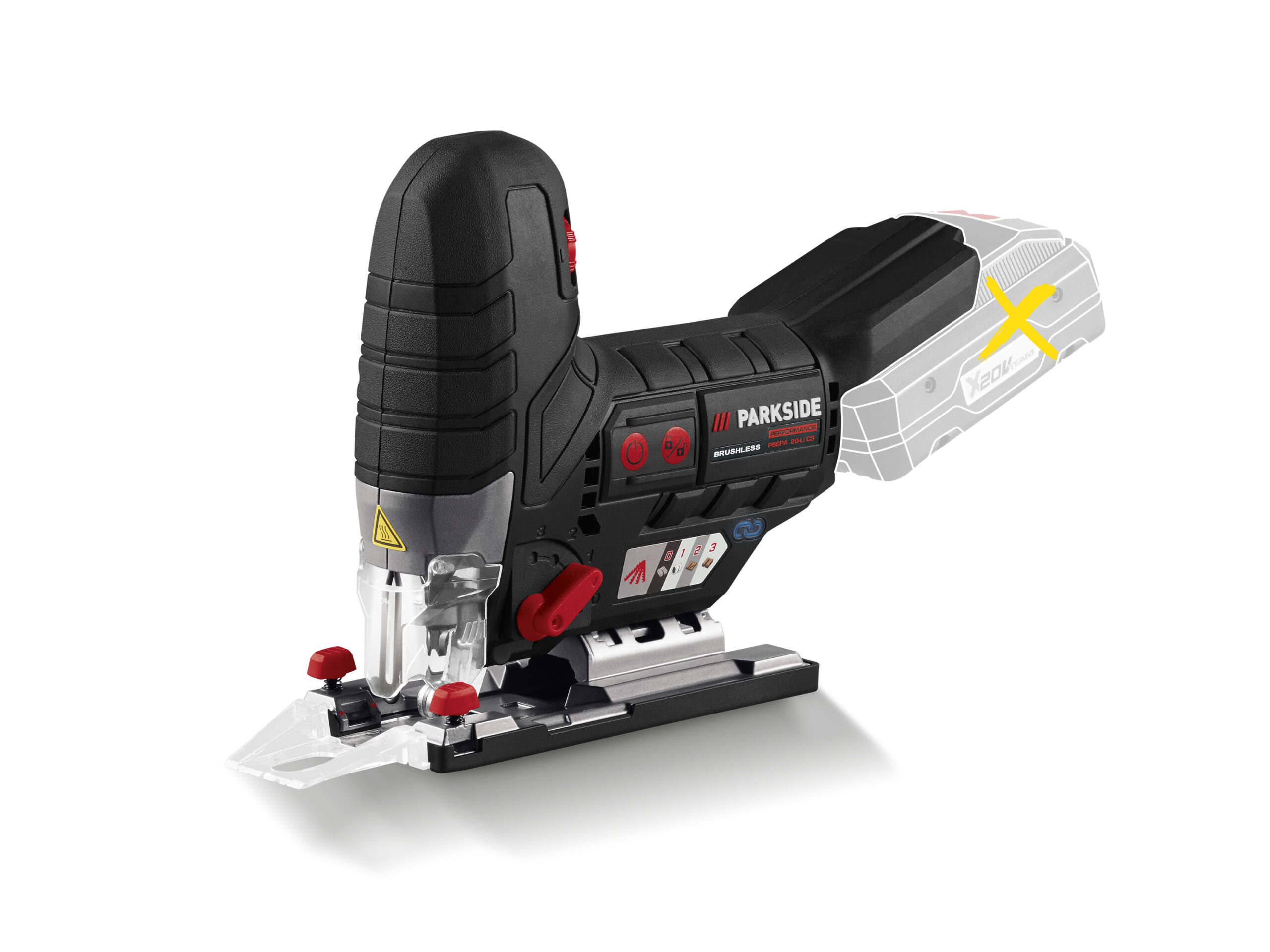 PARKSIDE PERFORMANCE Accu-decoupeerzaag 20V zonder accu (4055333066793)