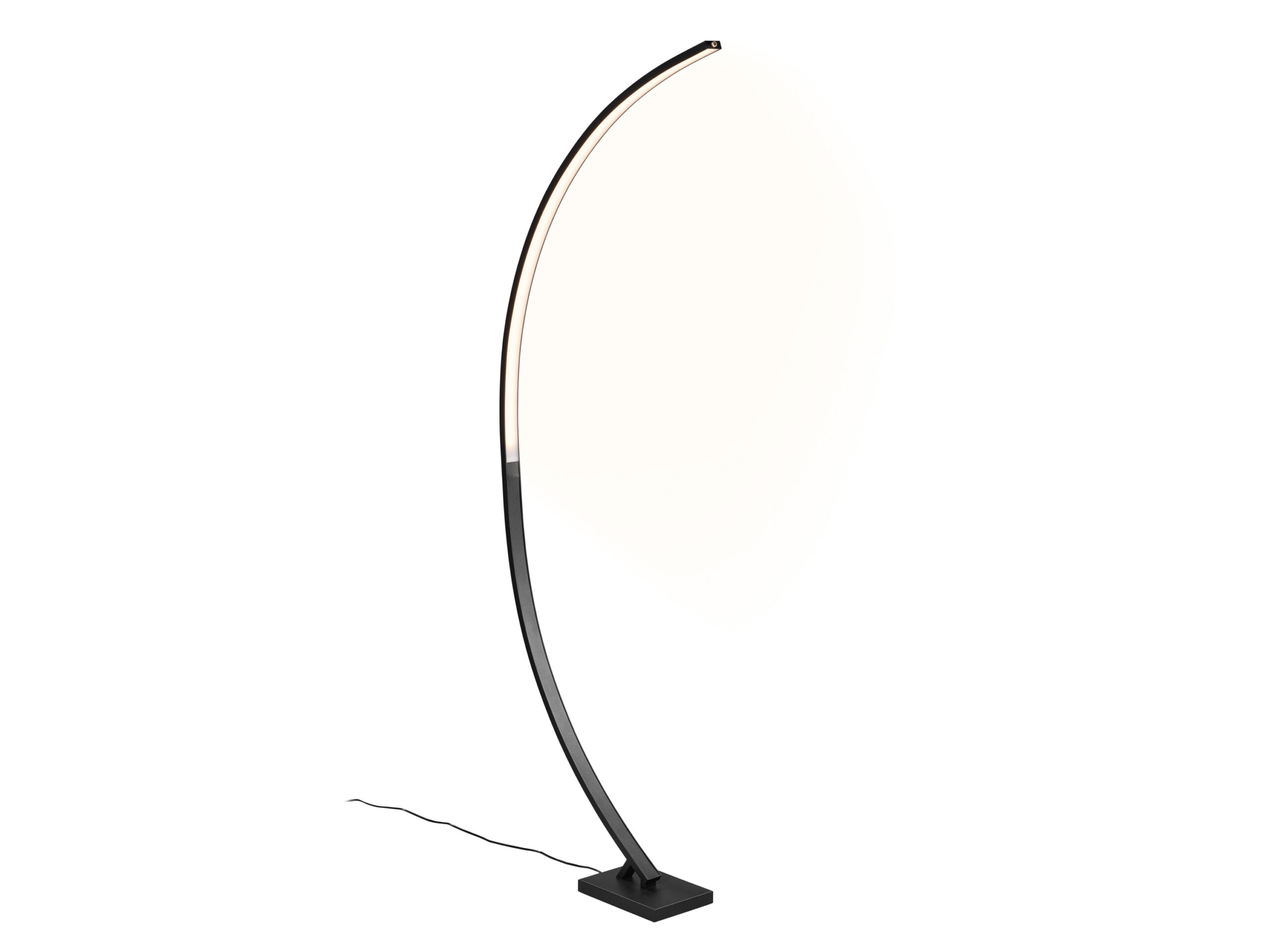 LIVARNO Staande LED-lamp (Booglamp, Zwart mat) (4052916917831)