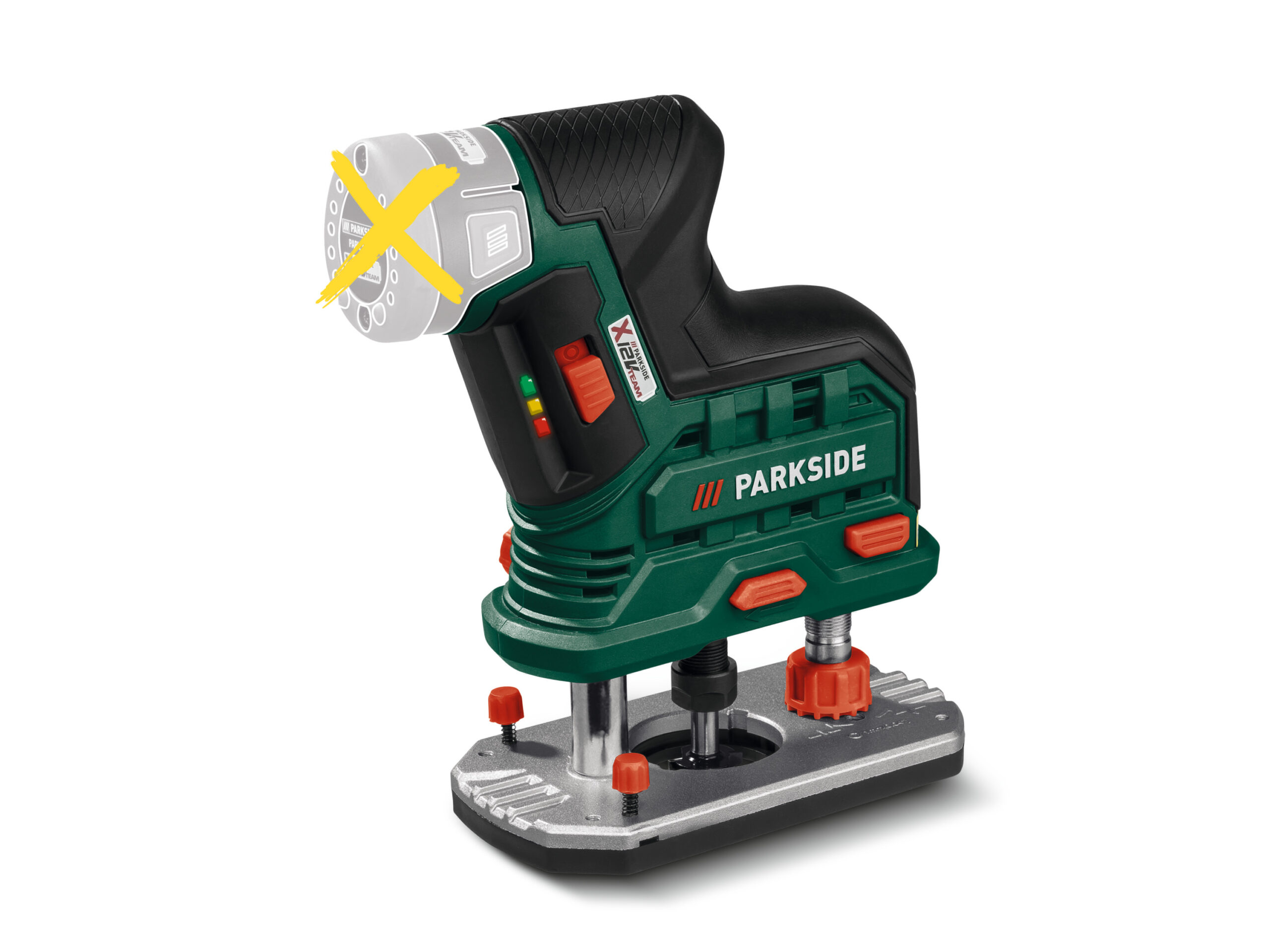 PARKSIDE Accu-bovenfrees 12 V zonder accu (4054599024202)