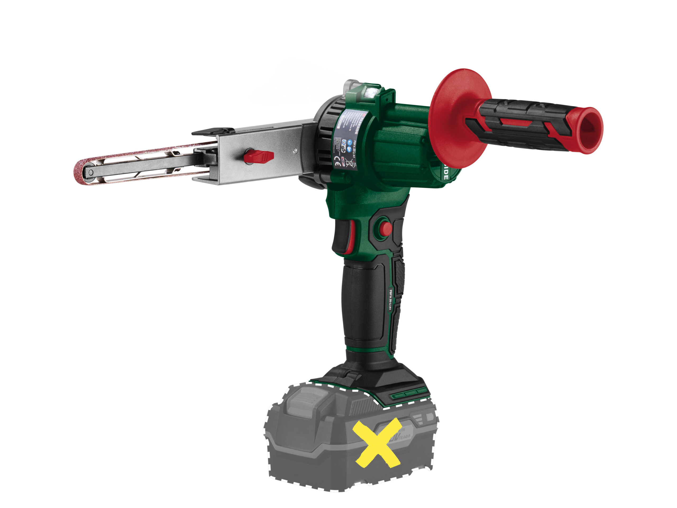 PARKSIDE Accu-stripschuurmachine 20 V zonder accu en lader (4052916887011)