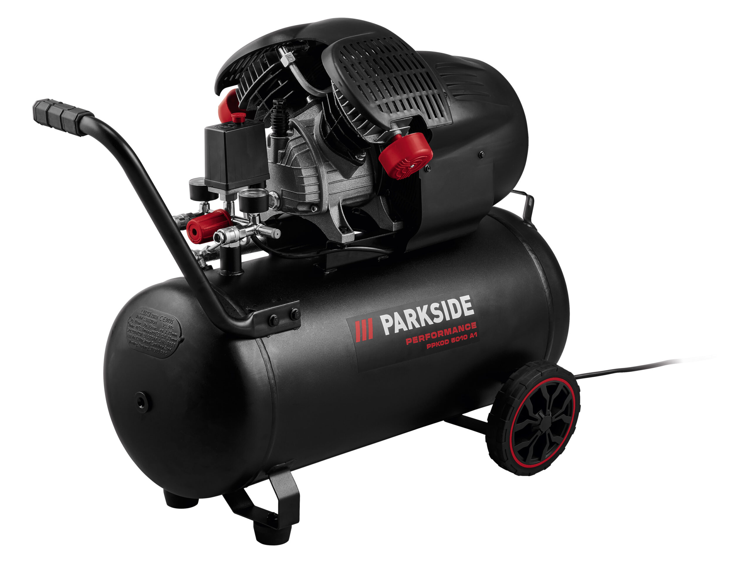 PARKSIDE PERFORMANCE Compressor 2 cilinders 50 L (4052916987193)