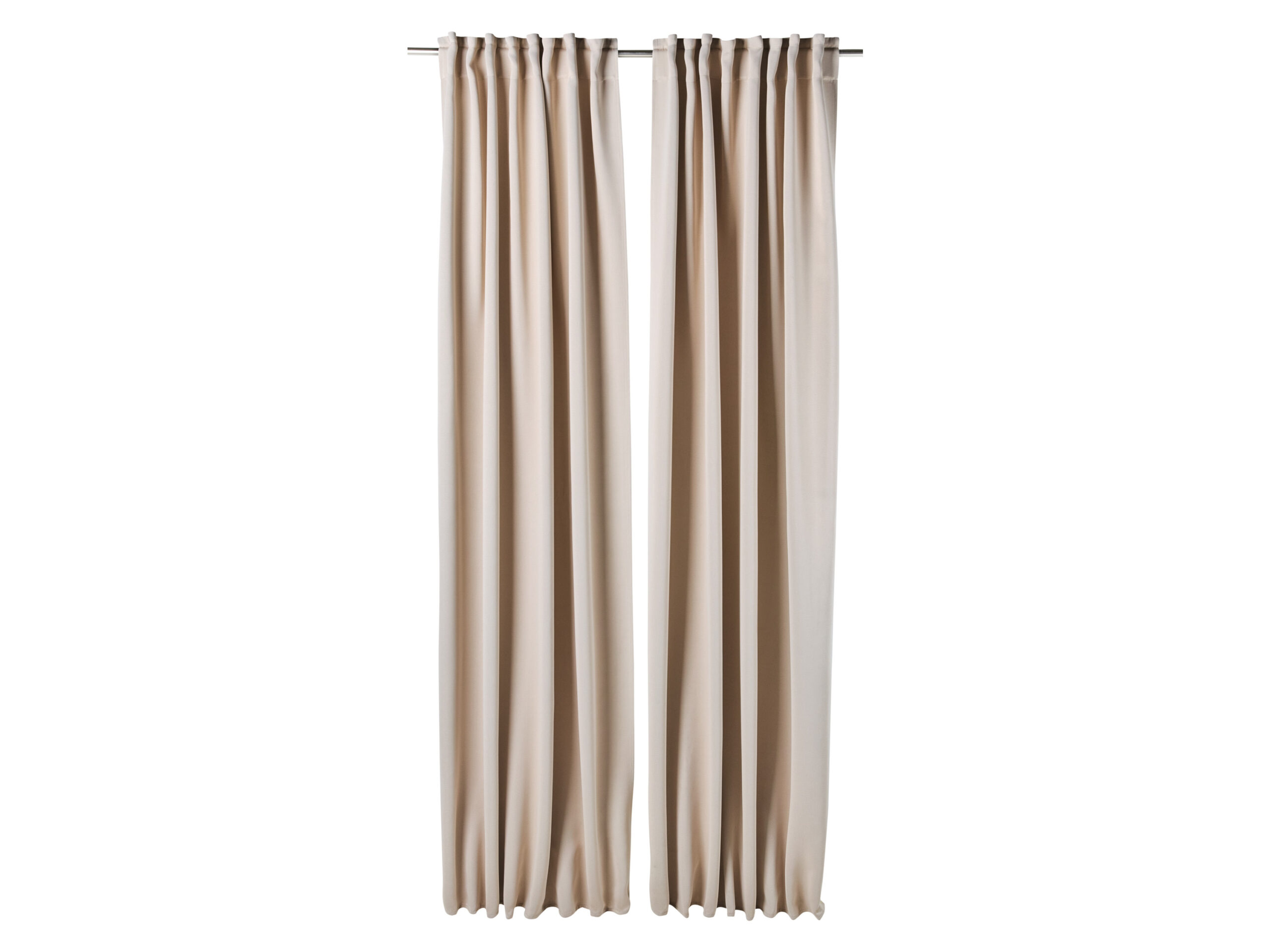 LIVARNO Verduisterende gordijnen 135 x 254 cm (beige) (4052916774540)