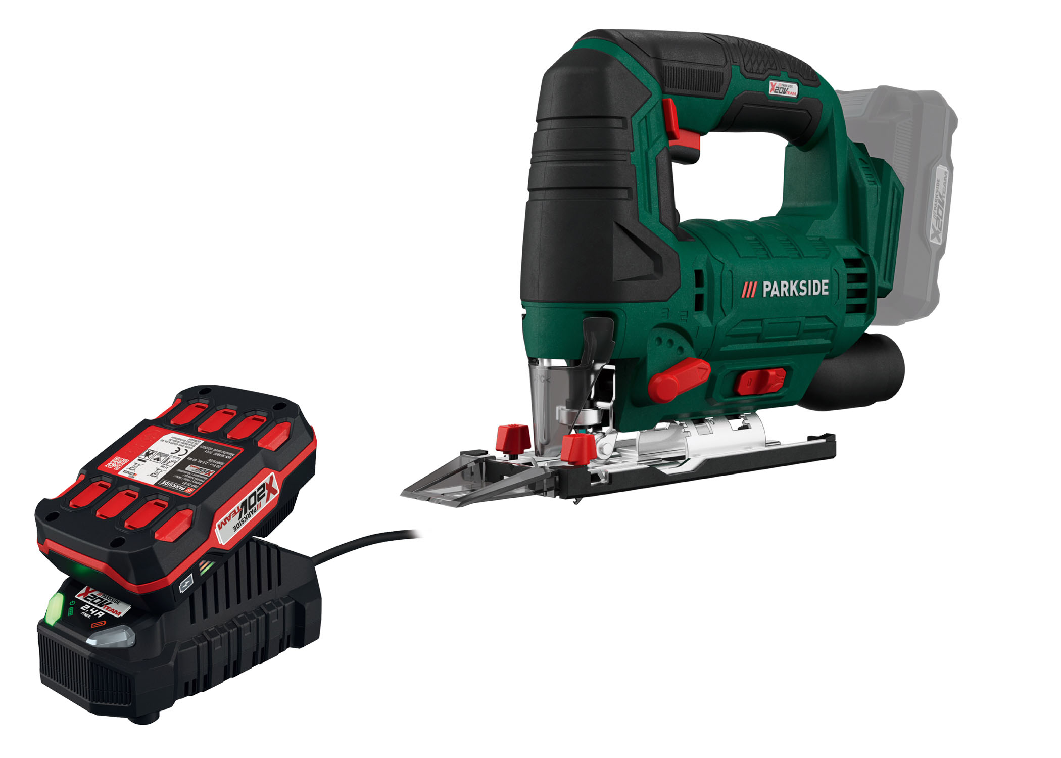 PARKSIDE Accu-decoupeerzaag 20 V met accu en lader