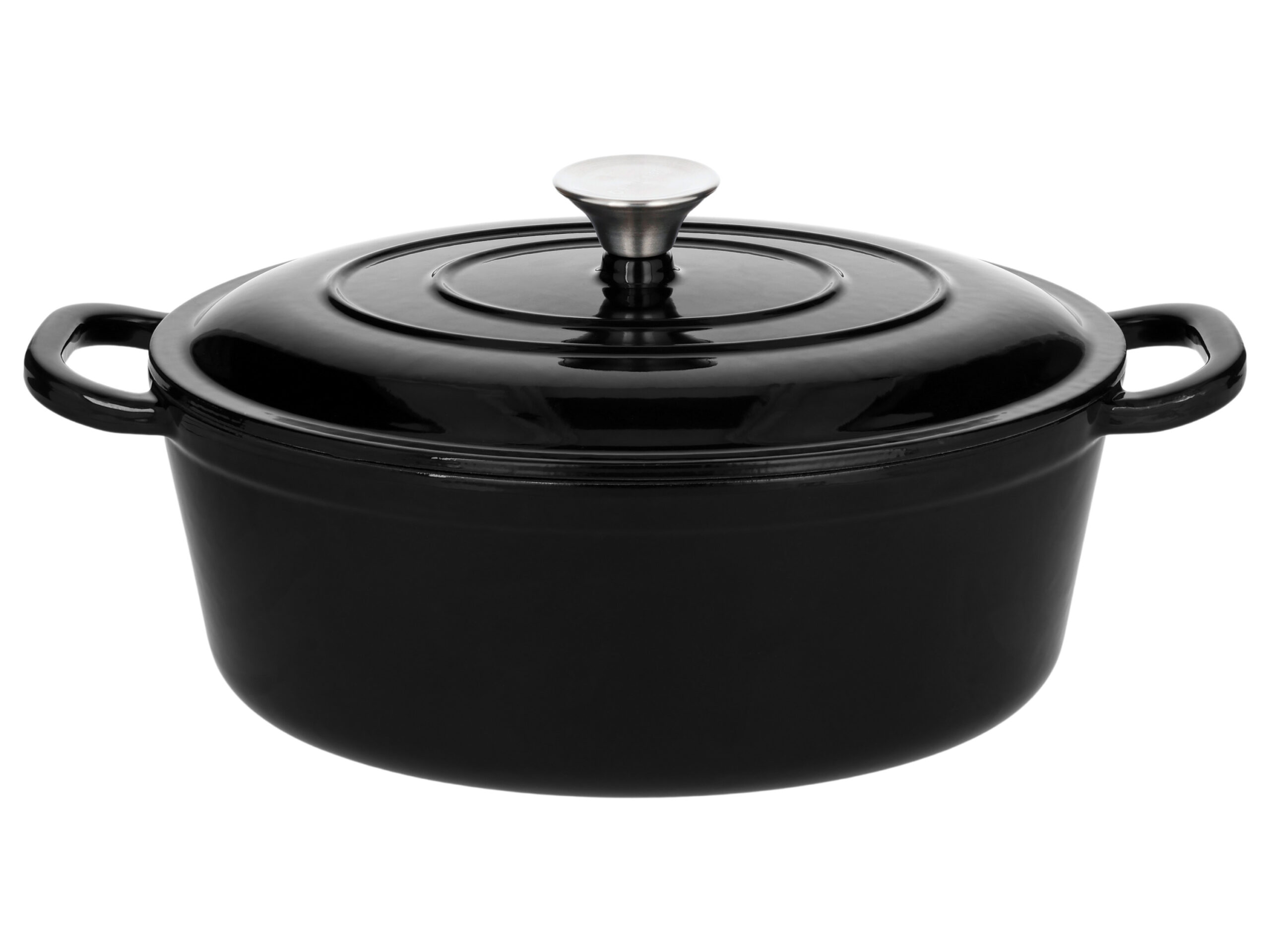 SILVERCREST Gietijzeren braadpan 29 cm 4,2 L (Zwart) (4052916980989)