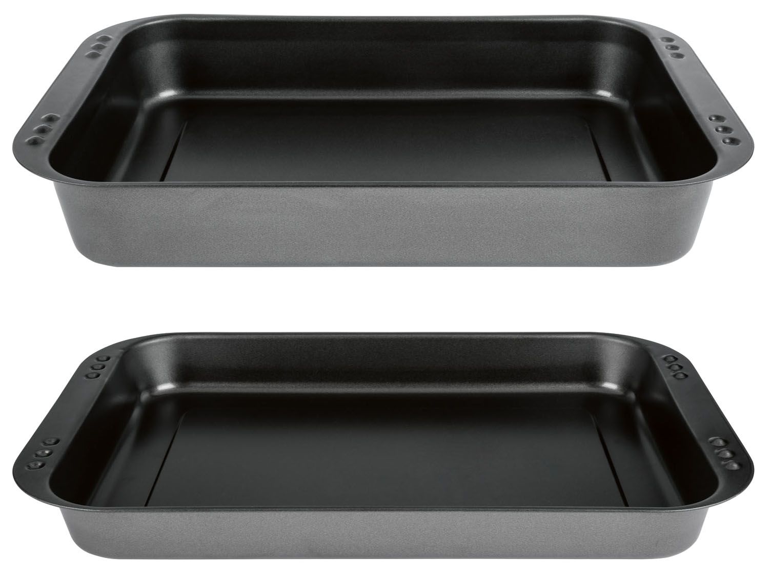 ERNESTO Bak- en braadslede met deksel set van 2 (4056233809091)