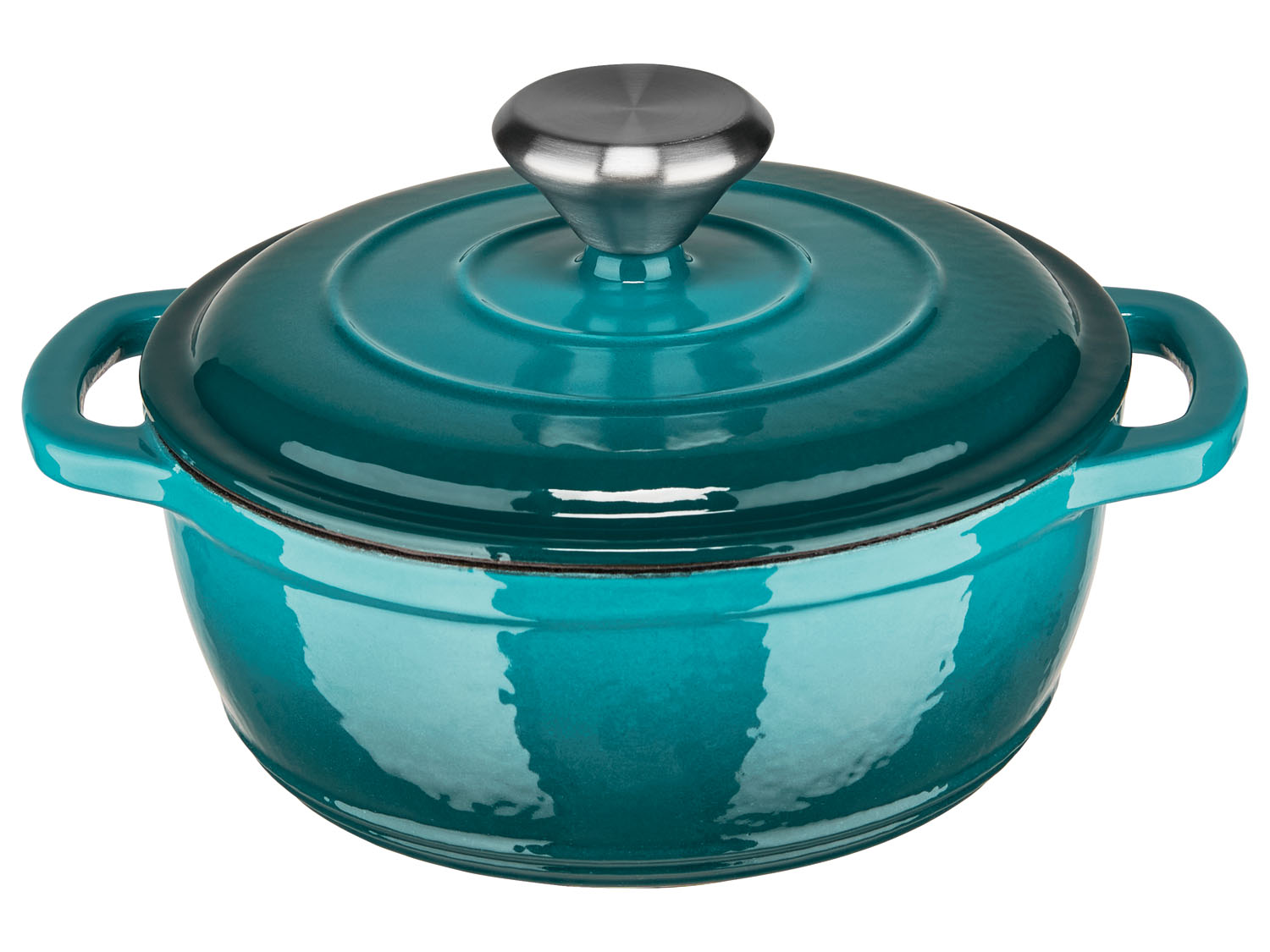 ERNESTO Gietijzeren braadpan Ø 16 cm (Petrol) (4055329073392)