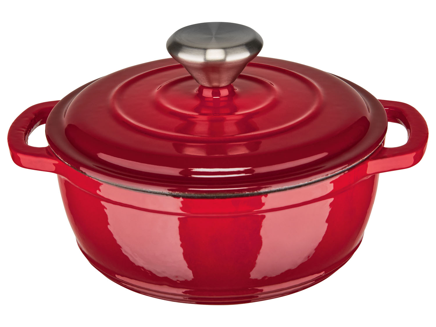 ERNESTO Gietijzeren braadpan Ø 16 cm (Rood) (4055329073408)