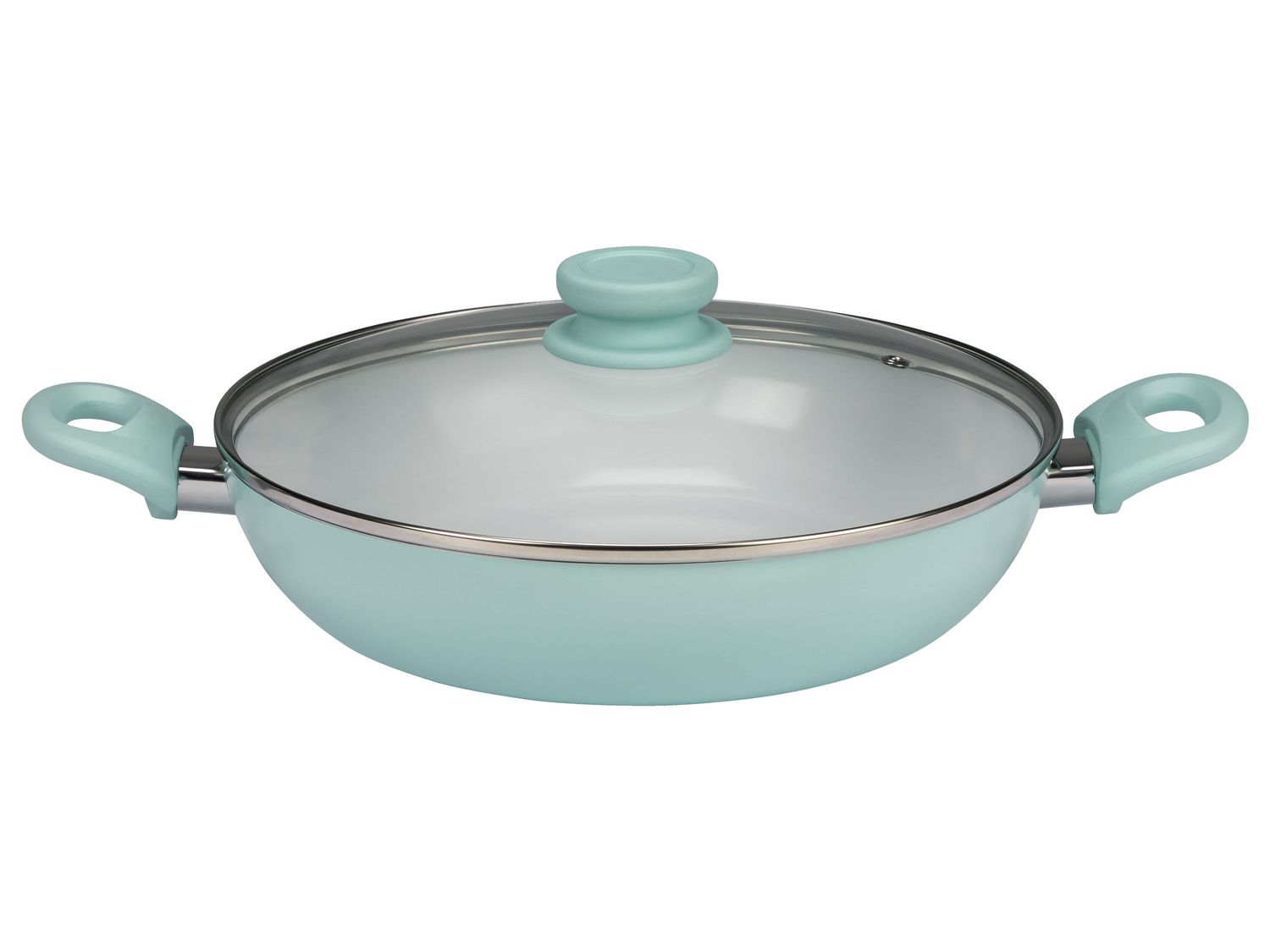 ERNESTO Keramische pan Ø28 cm, inhoud van 2,5 L, keramisch laagje (Blauw) (4056233076776)