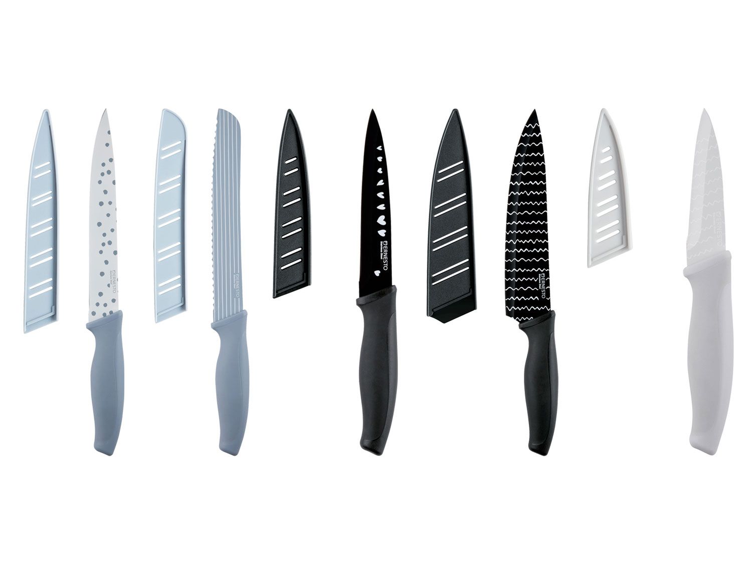 ERNESTO Messenset, 5-delig, antikleefcoating (4056233700145)