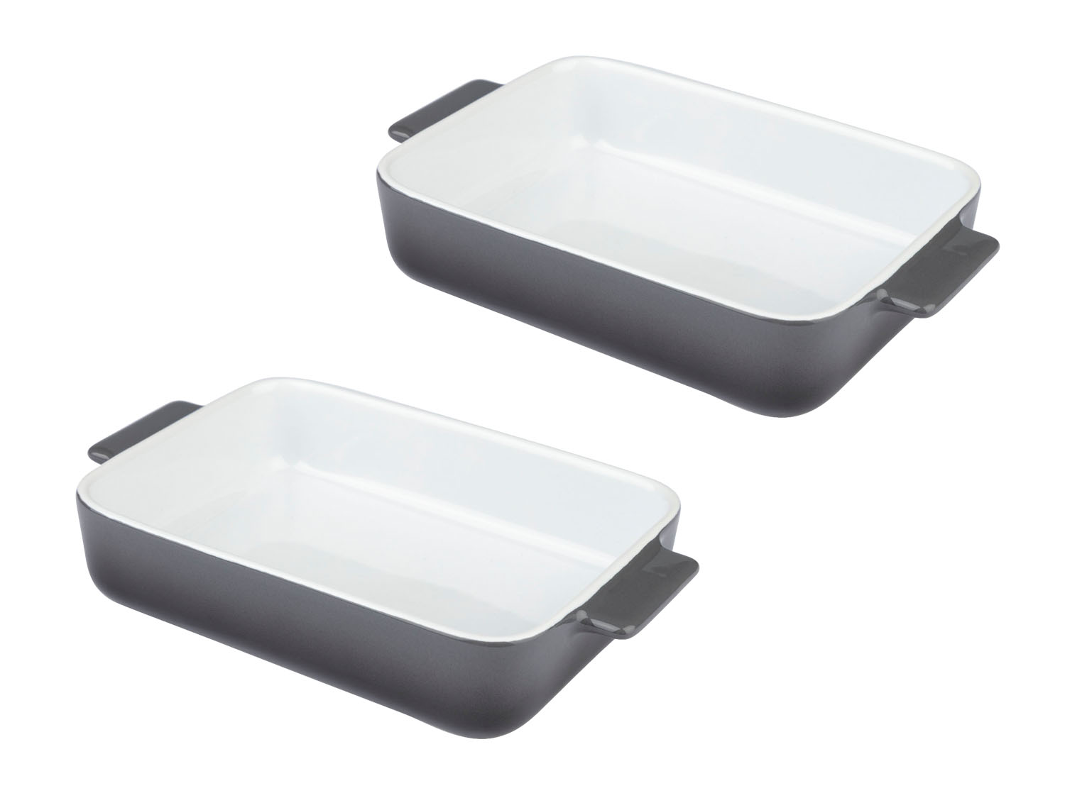ERNESTO Ovenschalen (2x klein, grijs) (4055334767491)