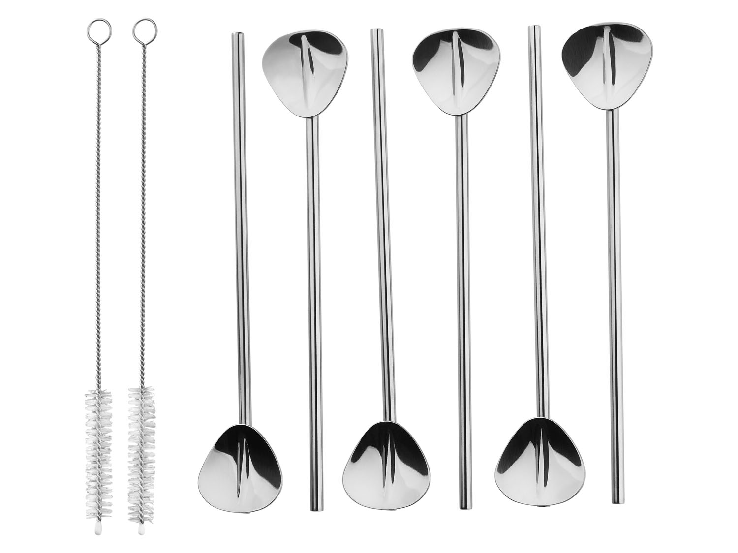 ERNESTO RVS rietjes of ijsblokjes (Slushy-lepel) (4055333048089)