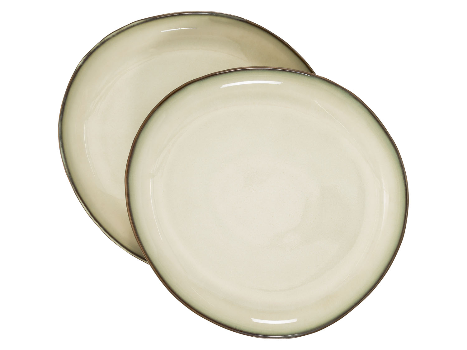 ERNESTO Serviesset, 2-delig (Borden, beige) (4055333053564)