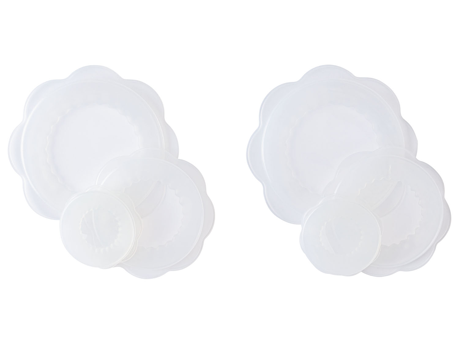 ERNESTO Siliconen dekselset (Rond, 6-delig) (4055332099167)