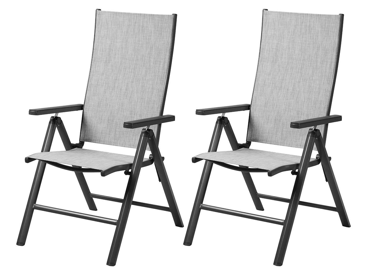 LIVARNO 2 Verstelbare tuinstoelen Houston (4054599125251)