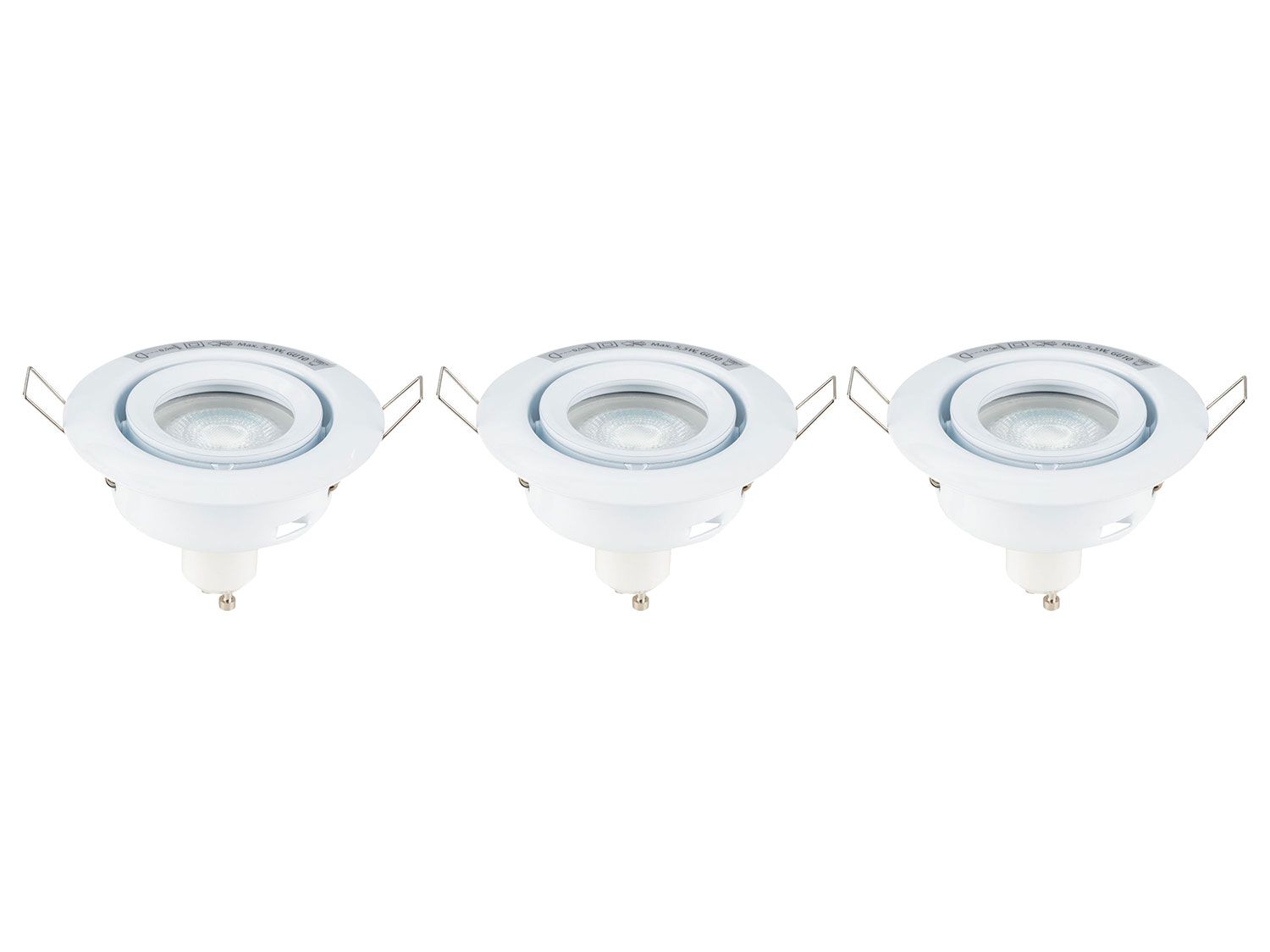 LIVARNO LUX 3 LED-inbouwspots - Zigbee Smart Home (Wit) (4056233505207)