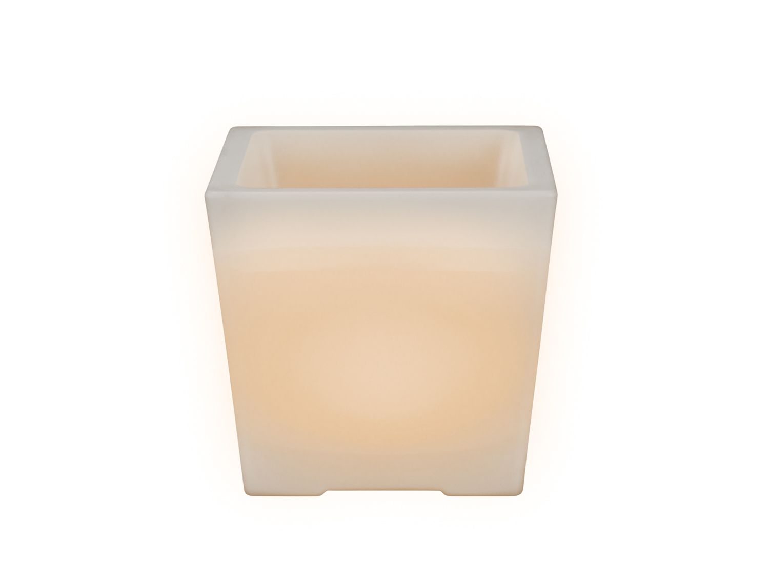 LIVARNO LUX Ledsolarbloempot, hoogte 28/32 cm (Vierkant) (4056233272826)