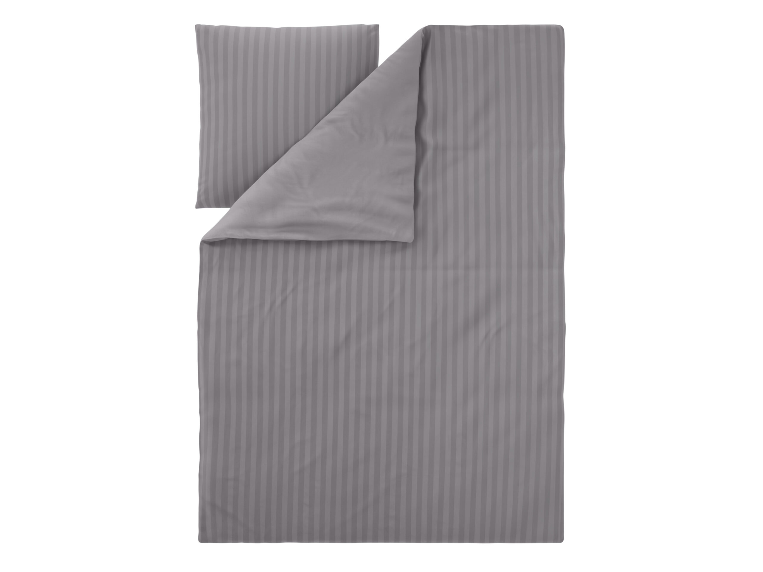LIVARNO Luxe beddengoed satijn katoen bamboe mix, 240 x 220 cm (Grijs) (4054599272771)